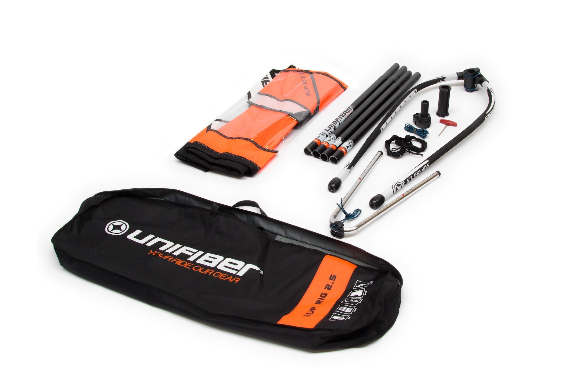 Wind Sup Dacron Complete Rig 5.5m2 Rig Unifiber
