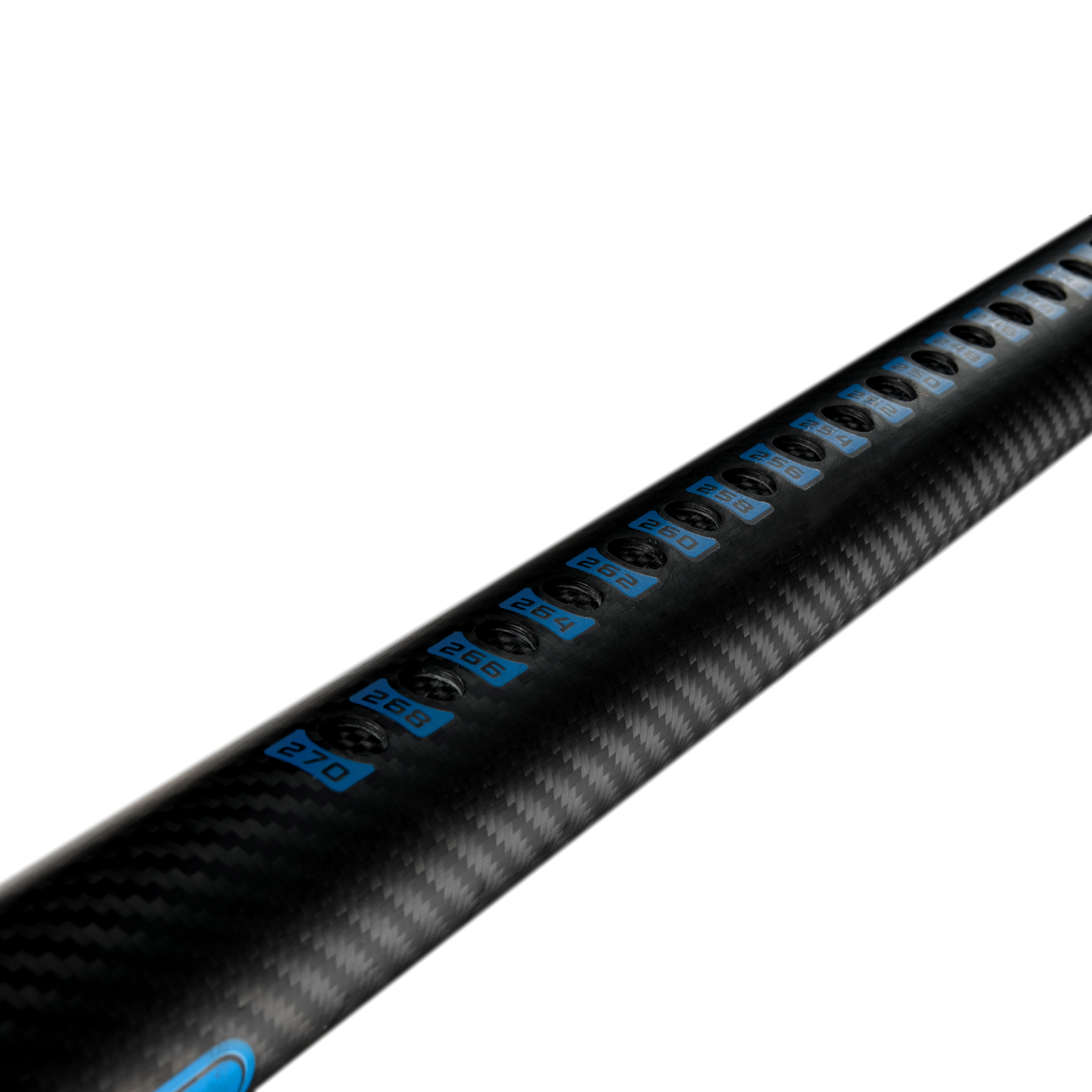 Close up of windsurf carbon boom