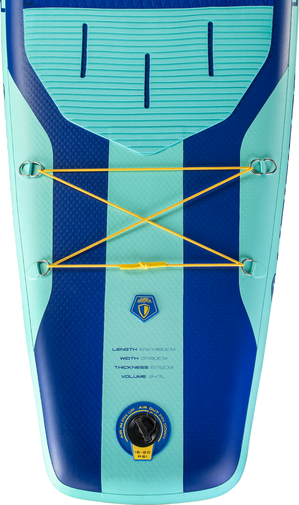 Sonic Touring iSup 12'6" FCD incl. Paddle & Leash Inflatable SUP Unifiber