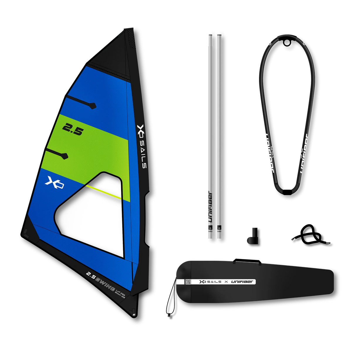 Swing Dacron Complete Rig ALU 2 5