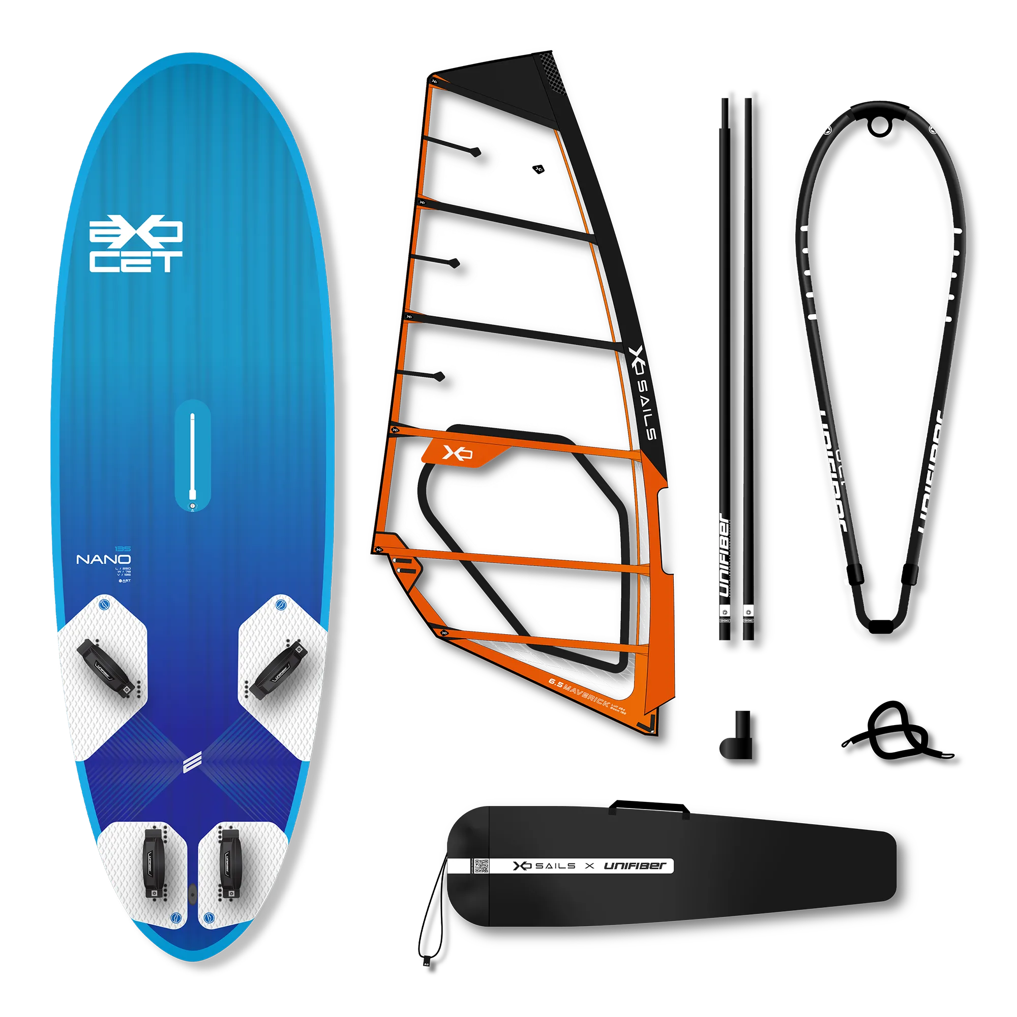 Exocet Nano V4 AST 135 & XO Sails Maverick Rig 5.8 — 1