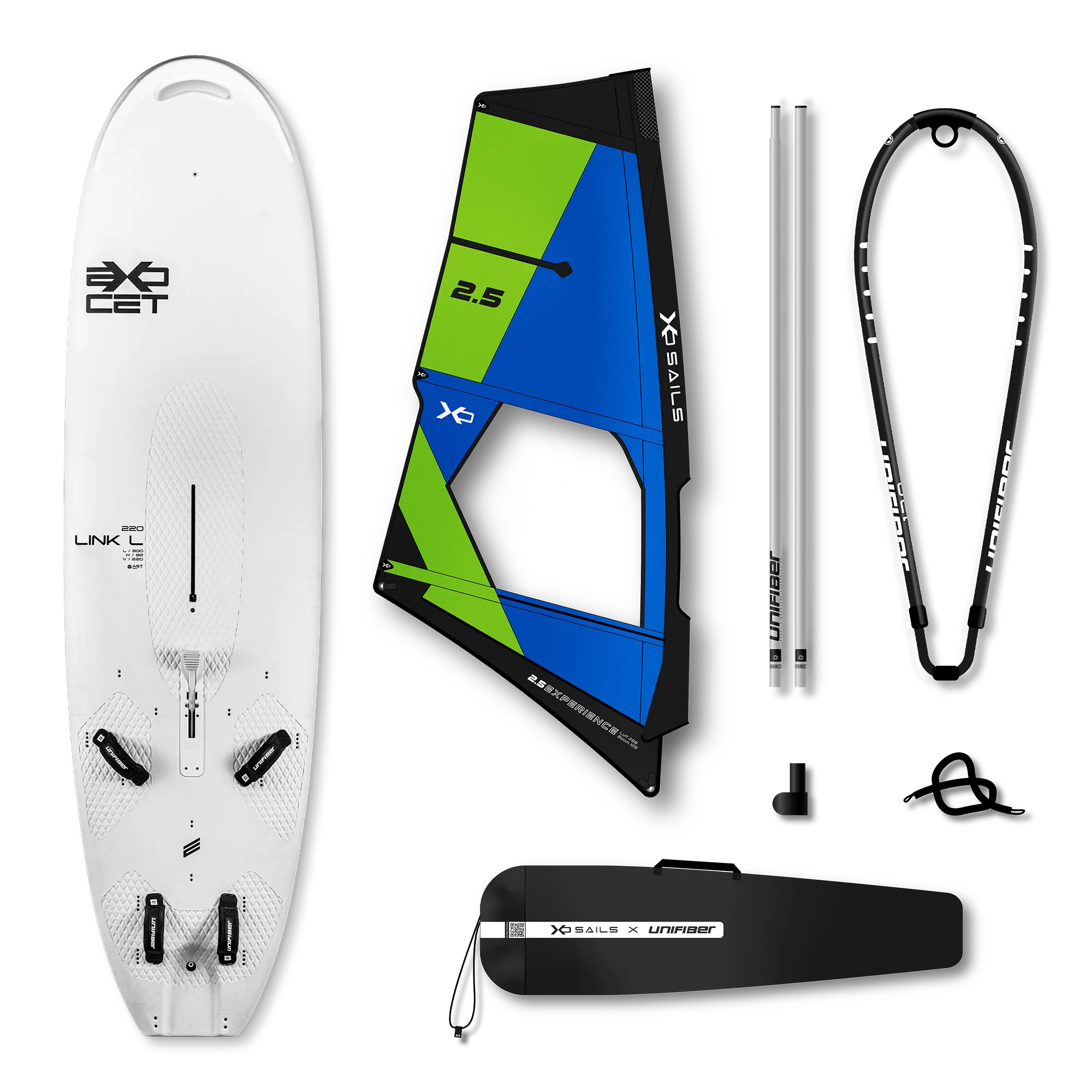 Exocet Link V5 AST M & XO Sails Experience TR Rig EPX 2.5 — 1
