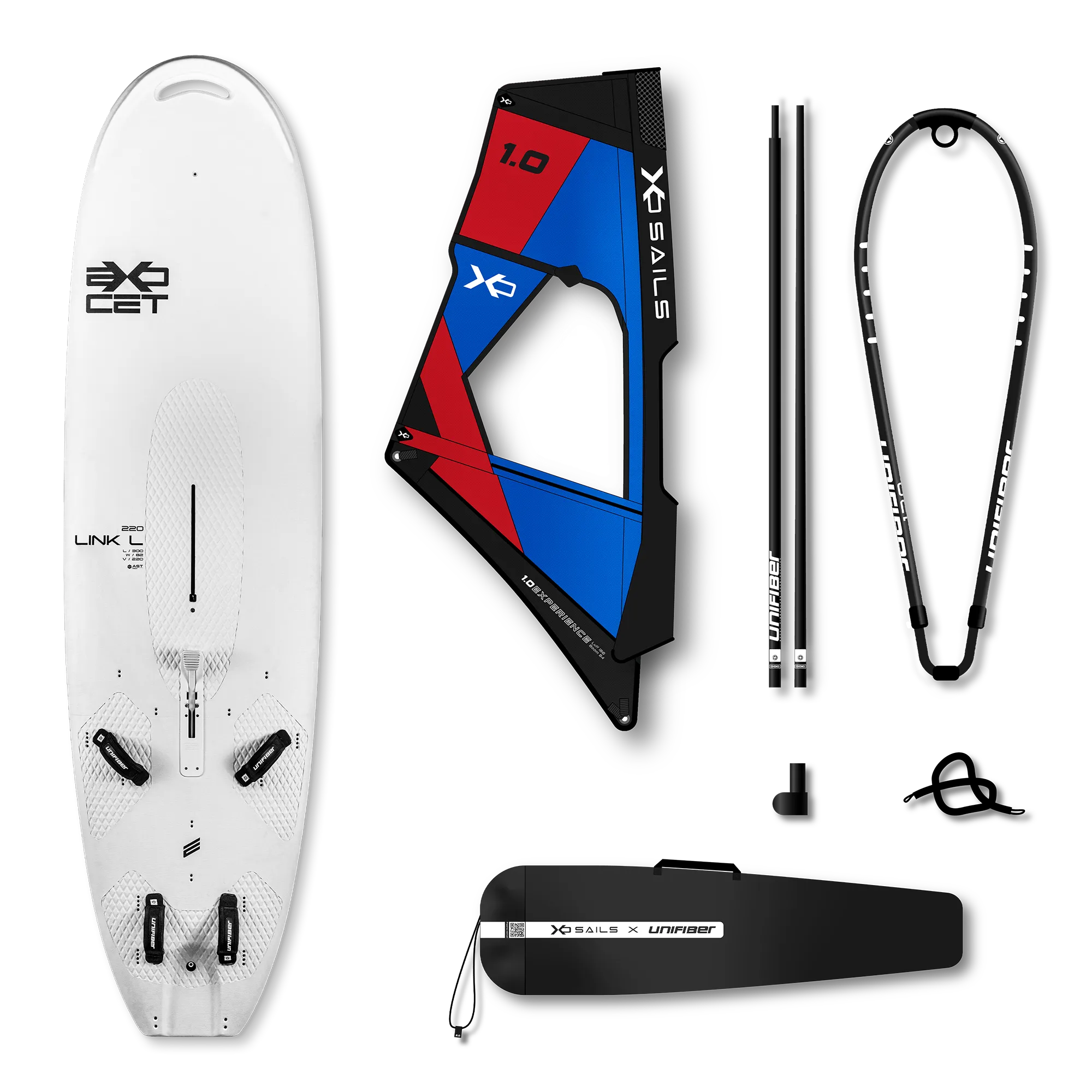 Exocet Link V5 AST M & XO Sails Experience TR Rig EPX 1.0 — 1