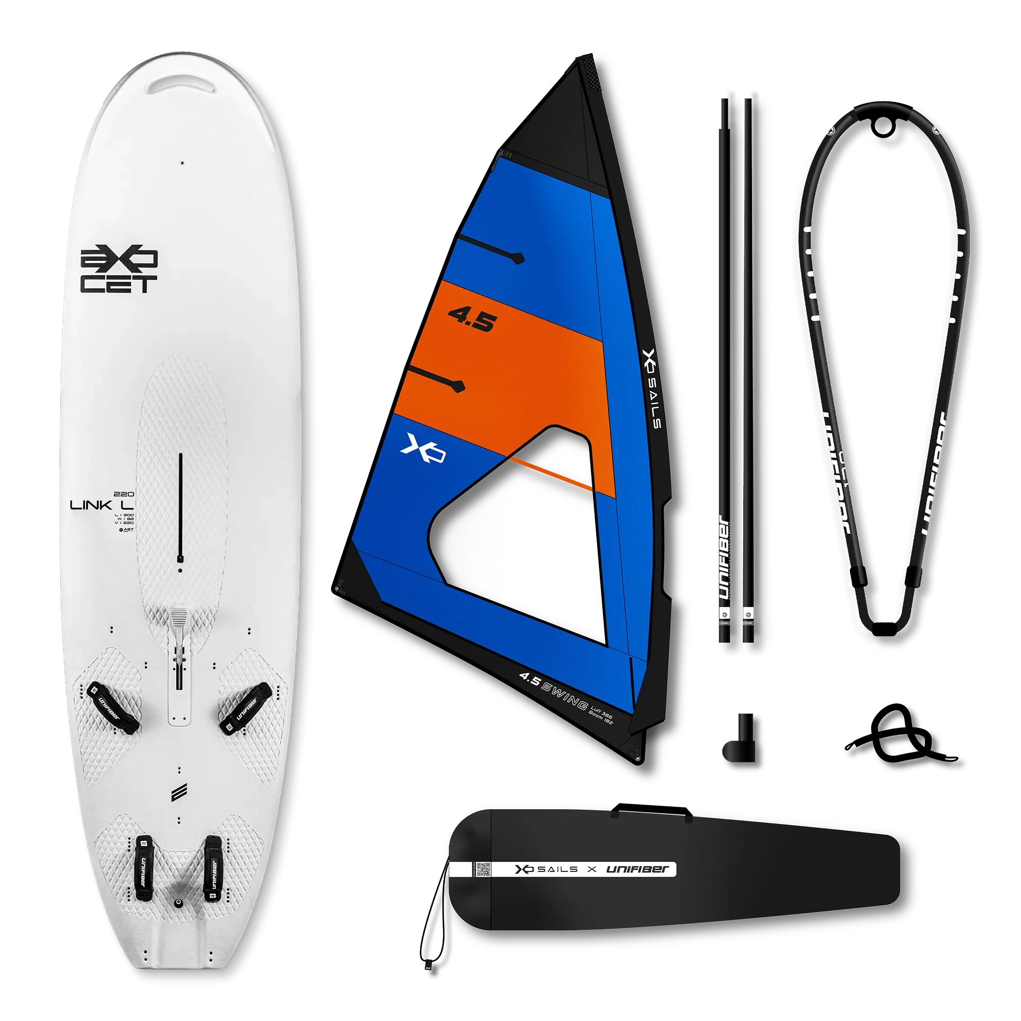 Exocet Link V5 AST M & XO Sails Swing Rig EPX 4.5 — 1