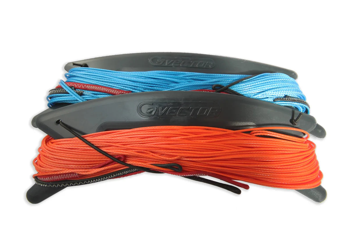 Vector Quad Pro kitelines 4x27m 500/375kg blue/orange Vector
