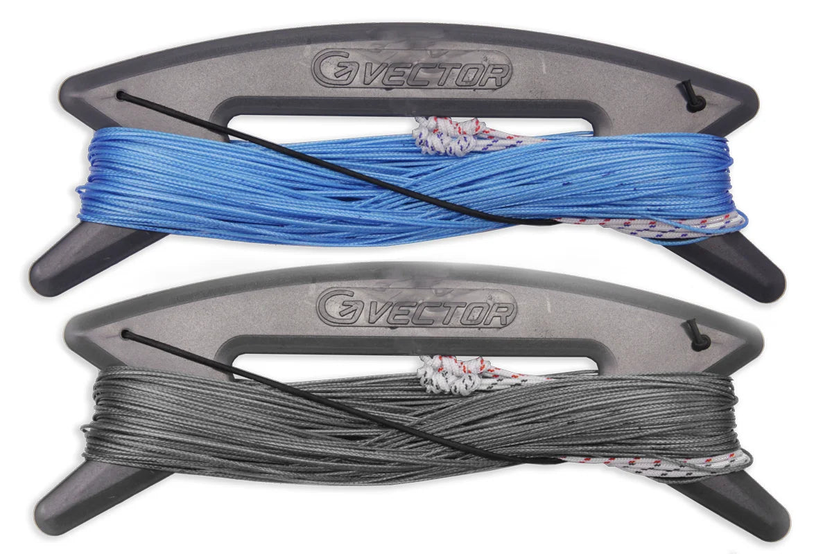 Vector Quad Pro kitelines 4x20m 500/375kg grey/blue Vector