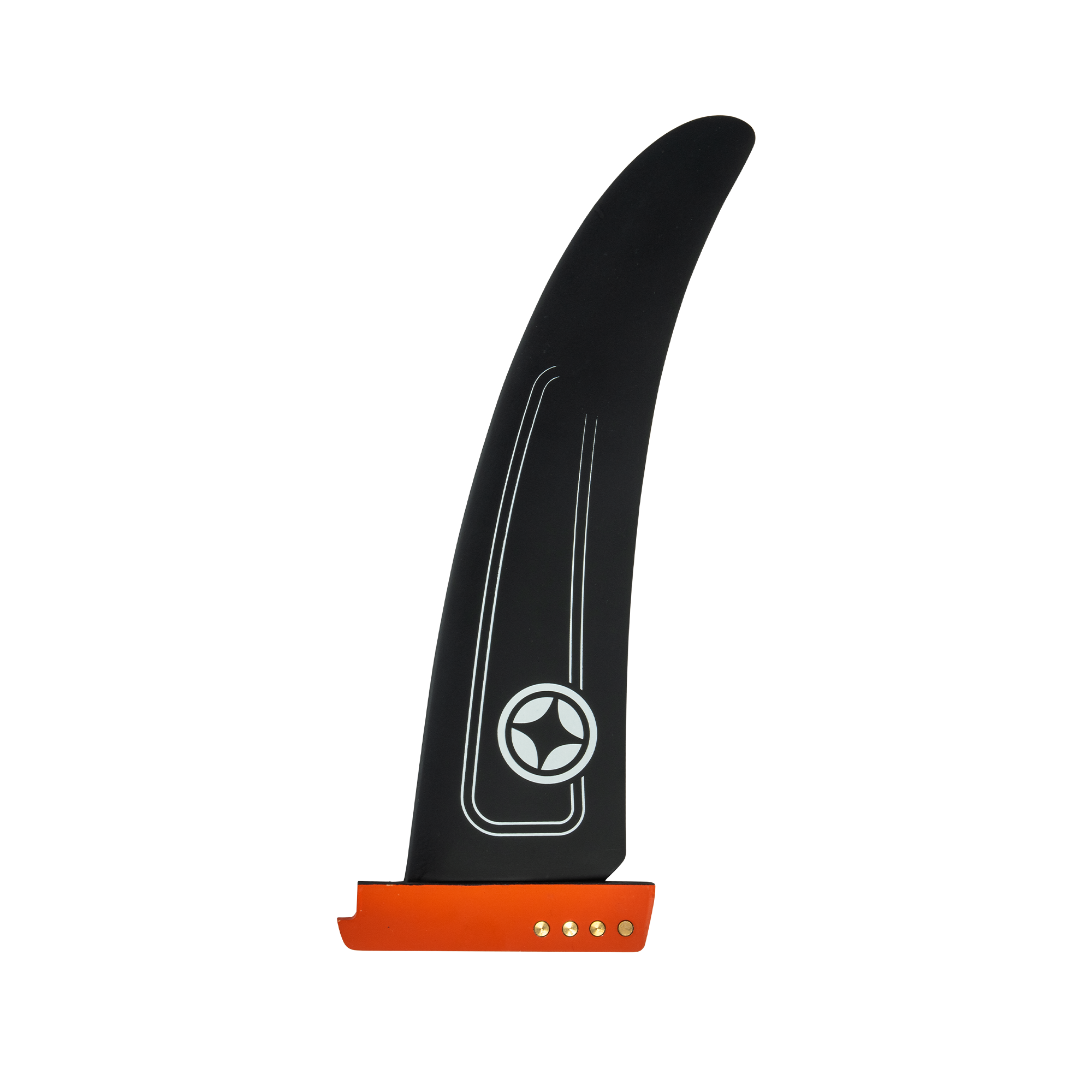 Windsurfing fin for freeride with trim box fin system