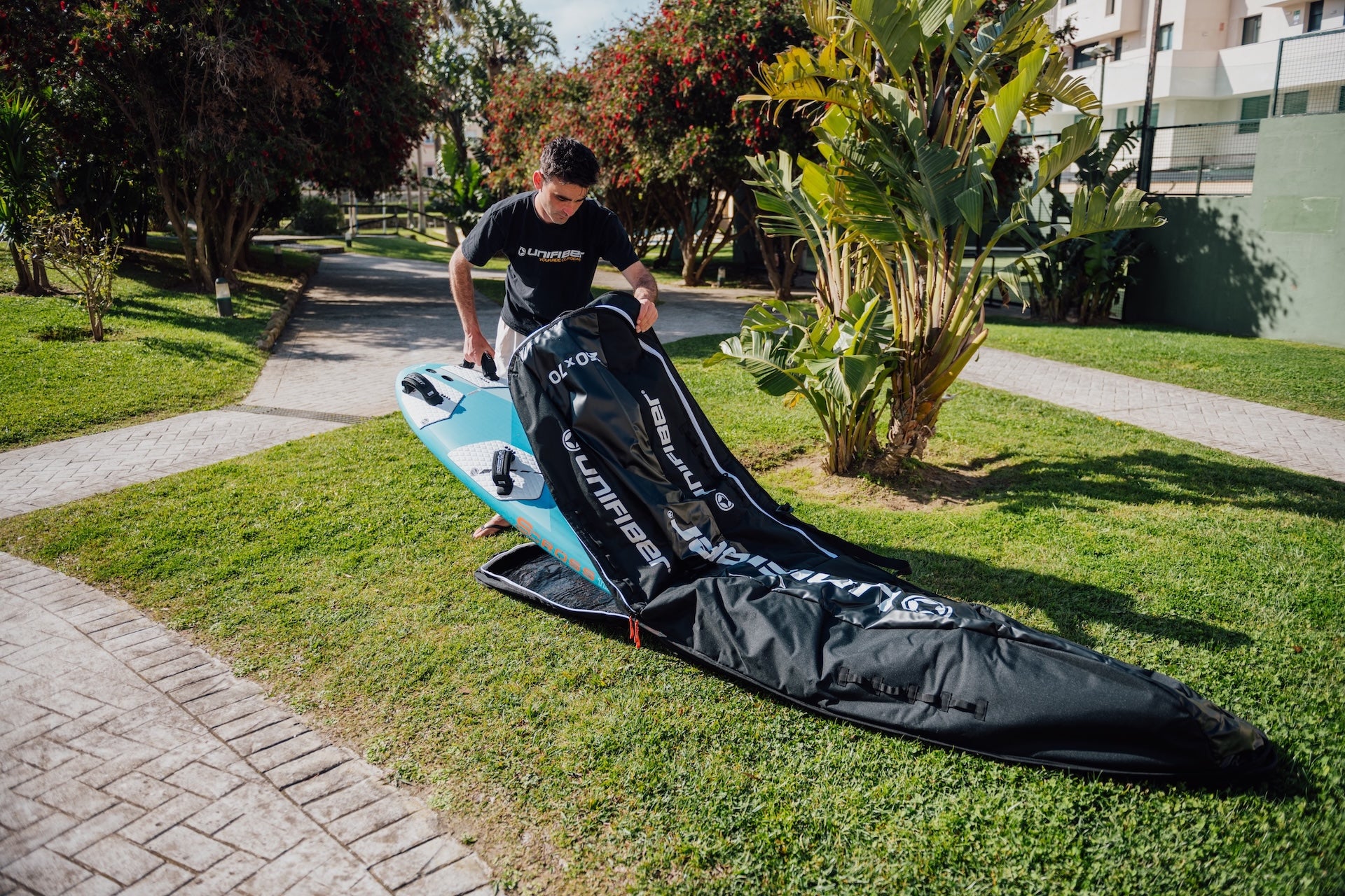 Blackline Roofrack Board-Quiver Bag 240 x 60 Travel bag Unifiber