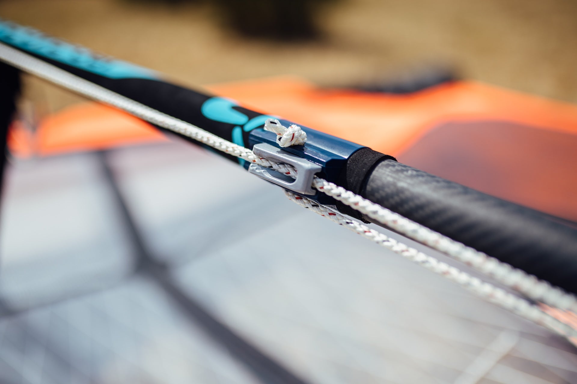 2x Clamcleat CL244/S7 Graphite Grey Strap, 4x Screws,4x Rub Boom Outhaul Systems Unifiber