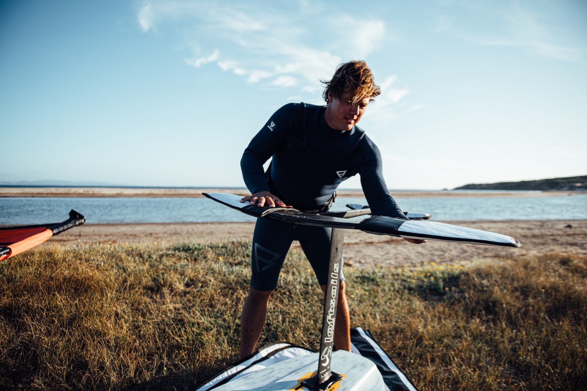 Low Aspect Foil Wing Cover Set 100- 120 cm Travel bag Unifiber