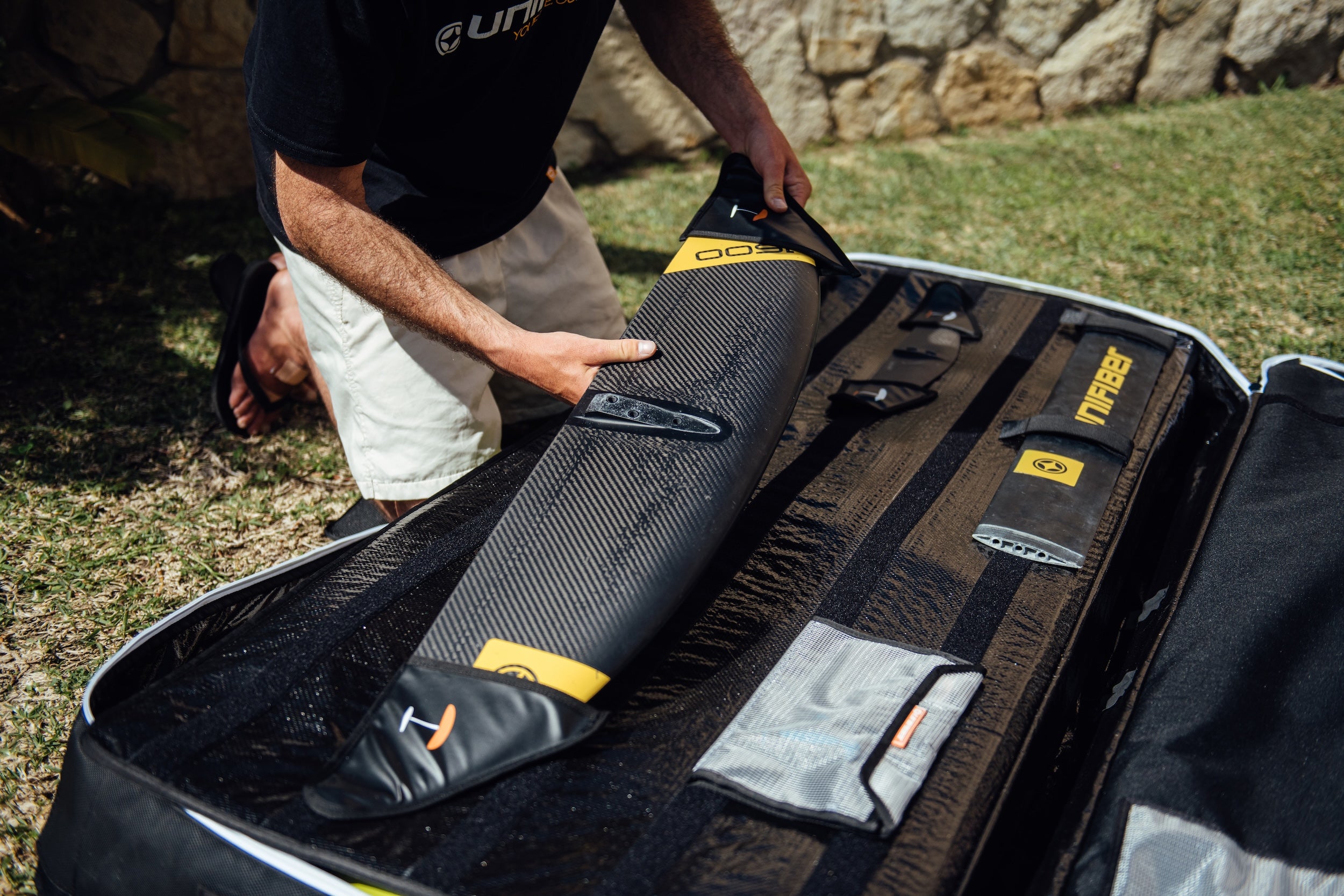 Blackline Wingfoil Board-Quiverbag 185 x 85 / 6'1 x 2'9 Travel bag Unifiber