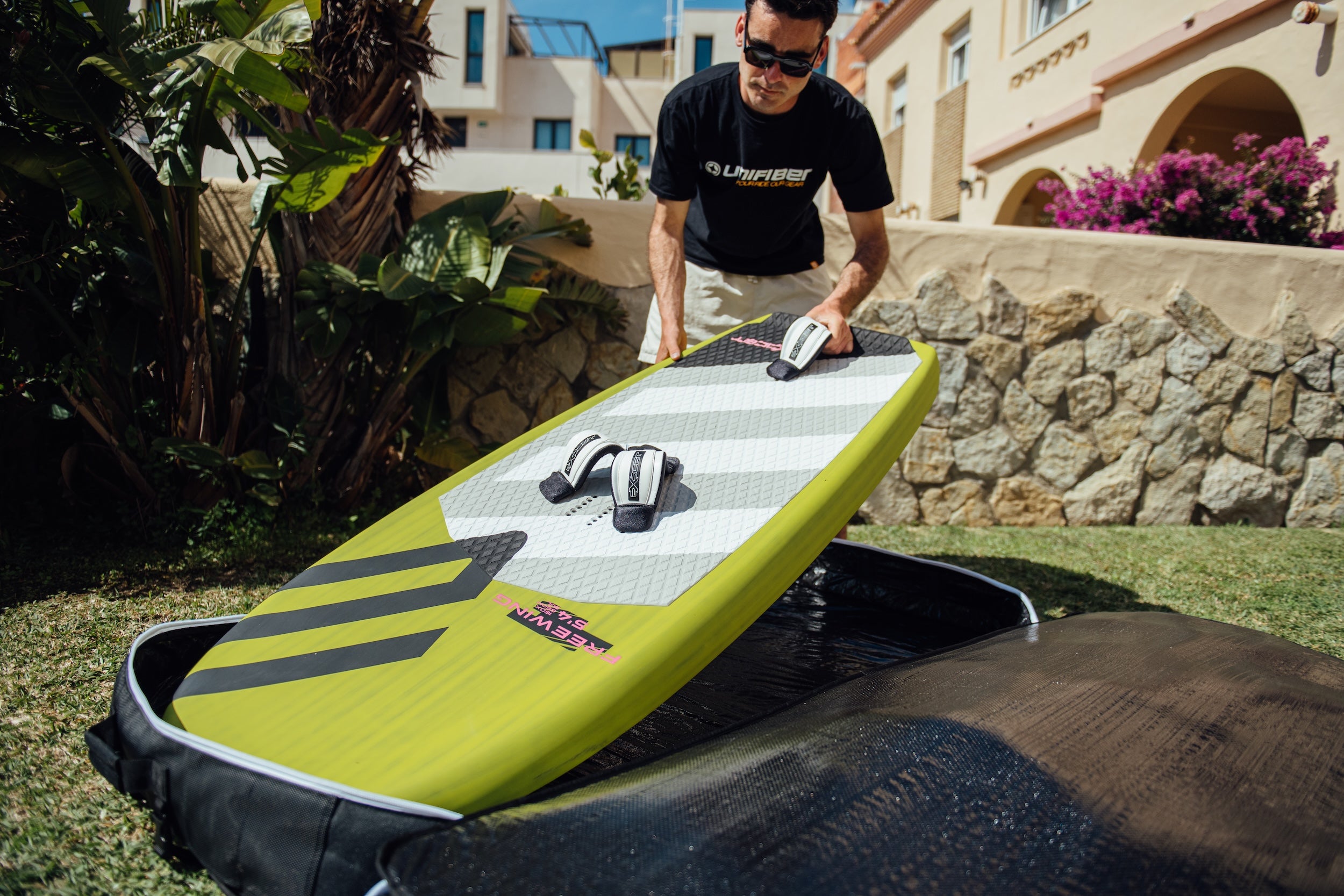 Blackline Wingfoil Board-Quiverbag 185 x 85 / 6'1 x 2'9 Travel bag Unifiber