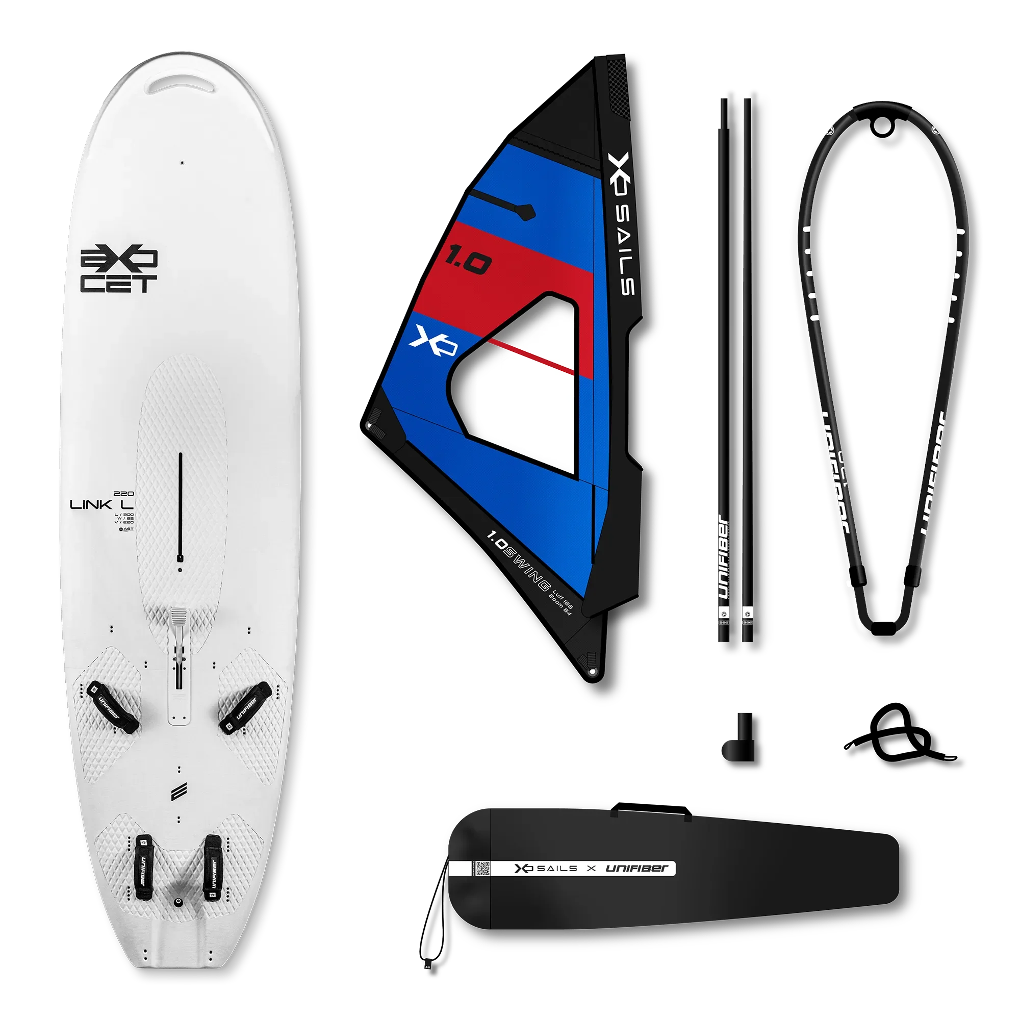 Exocet Link V5 AST L & XO Sails Swing Rig EPX 1.0 — 1