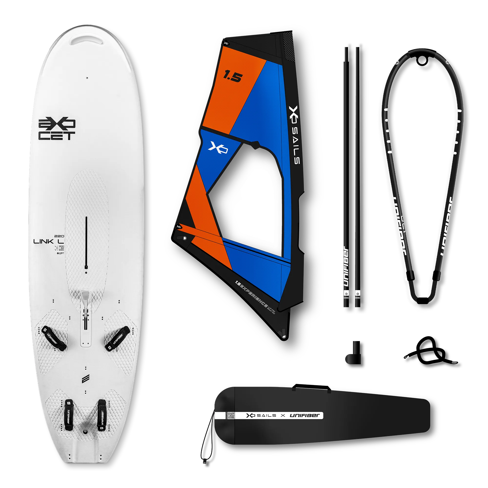 Exocet Link V5 AST L & XO Sails Experience TR Rig EPX 1.5 — 1