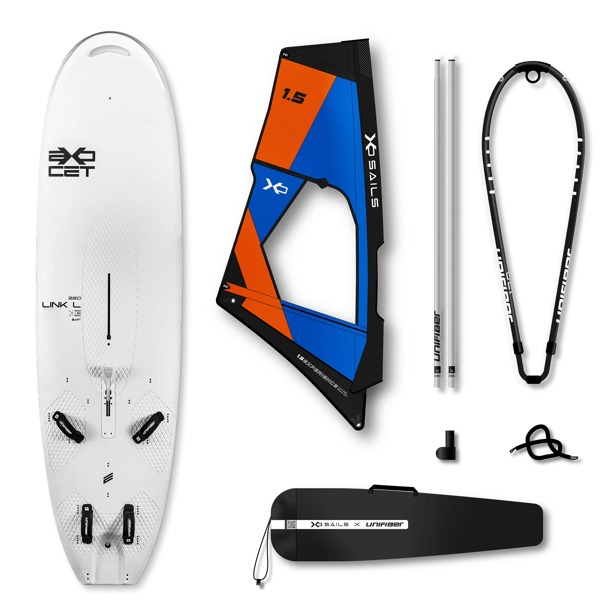Exocet Link V5 AST L & XO Sails Experience TR Rig ALU 1.5 — 1
