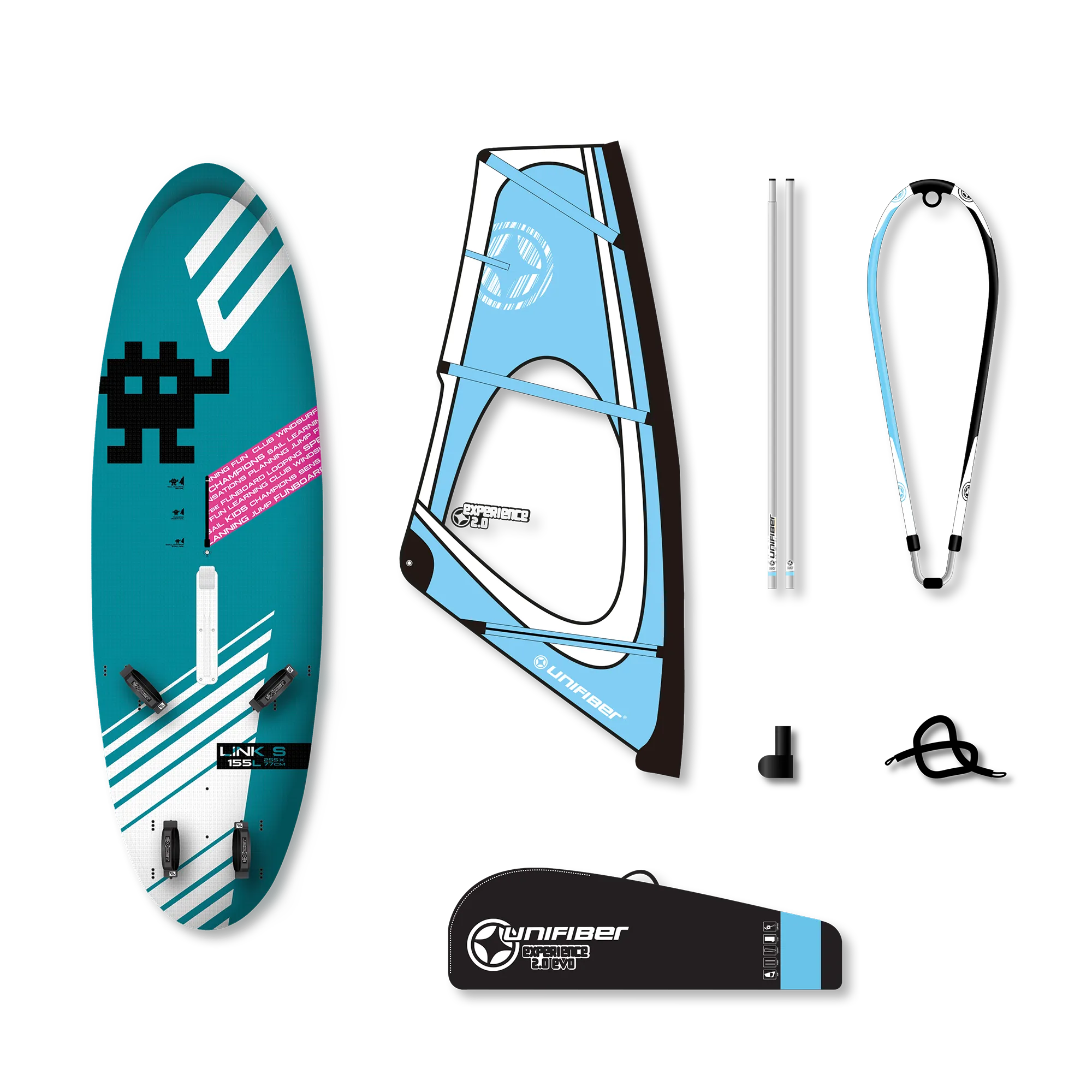 Exocet Link V4 AST S & Unifiber Experience EVO Dacron Rig 2.0 — 1