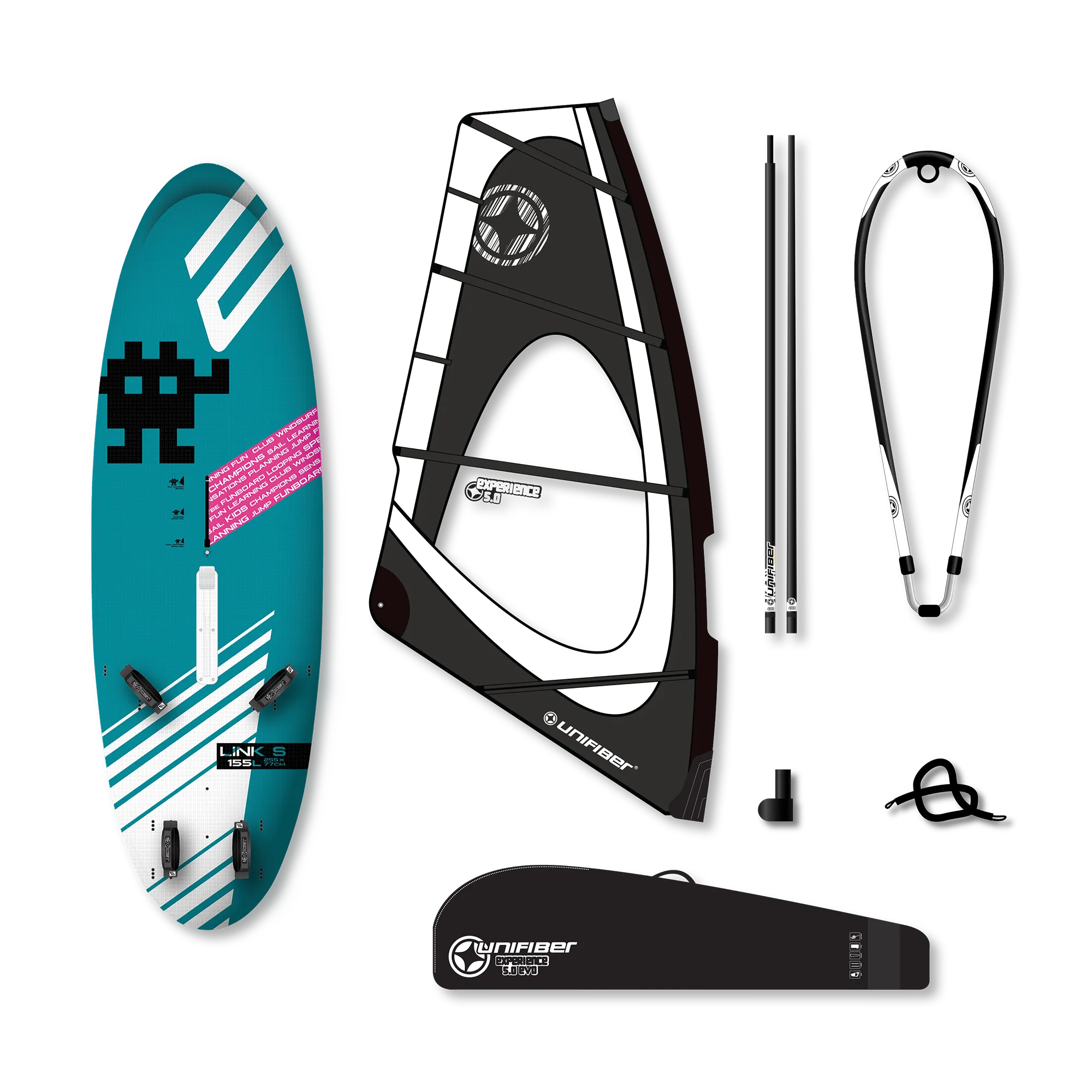 Exocet Link V4 AST S & Unifiber Experience EVO Dacron Rig 5.0 — 1