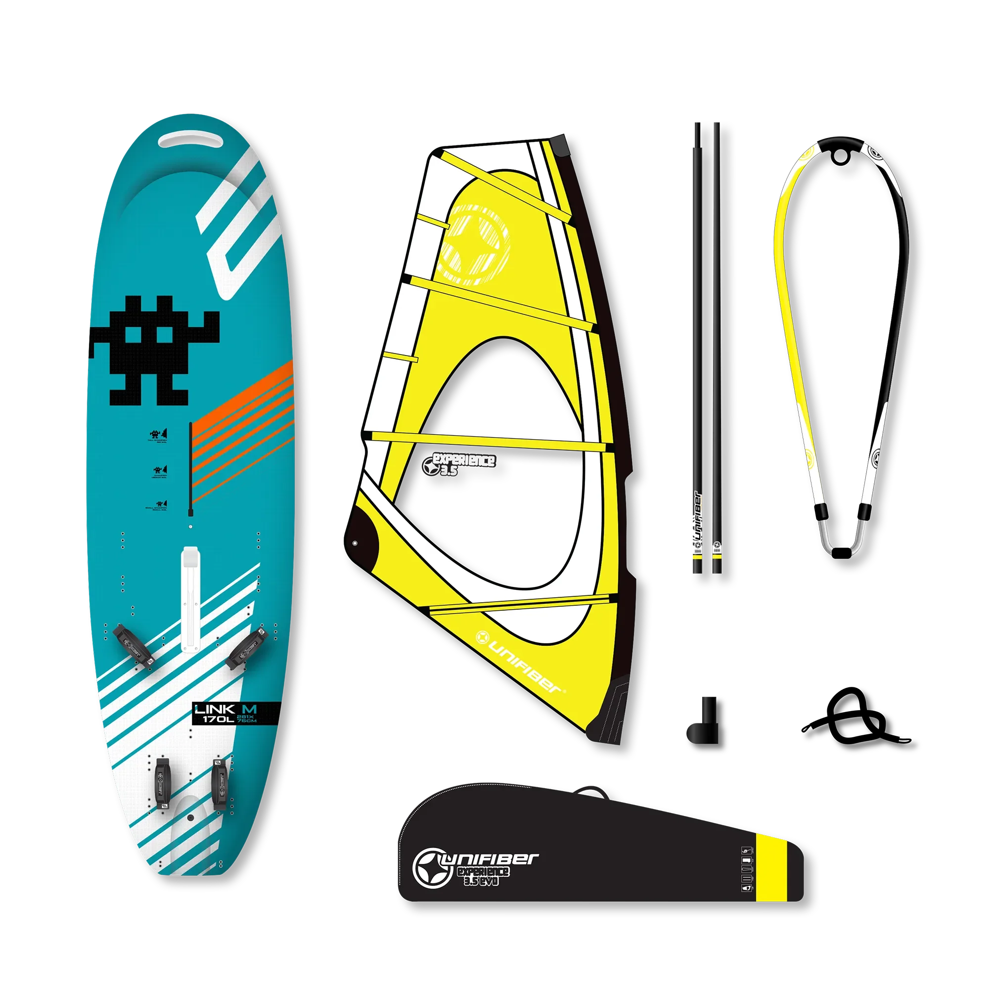 Exocet Link V4 USA Graphics AST M & Unifiber Experience EVO Dacron Rig 3.5 — 1