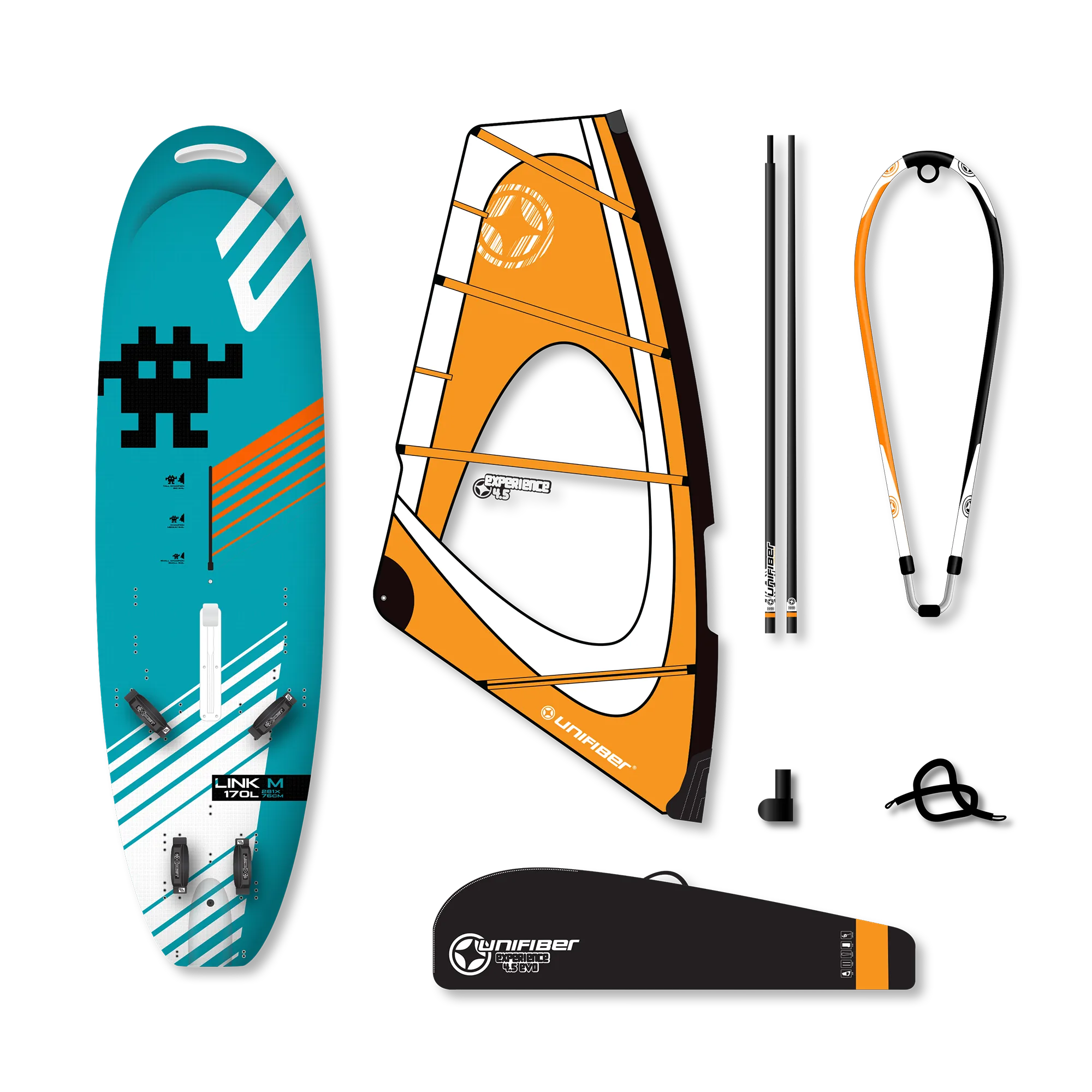 Exocet Link V4 USA Graphics AST M & Unifiber Experience EVO Dacron Rig 4.5 — 1