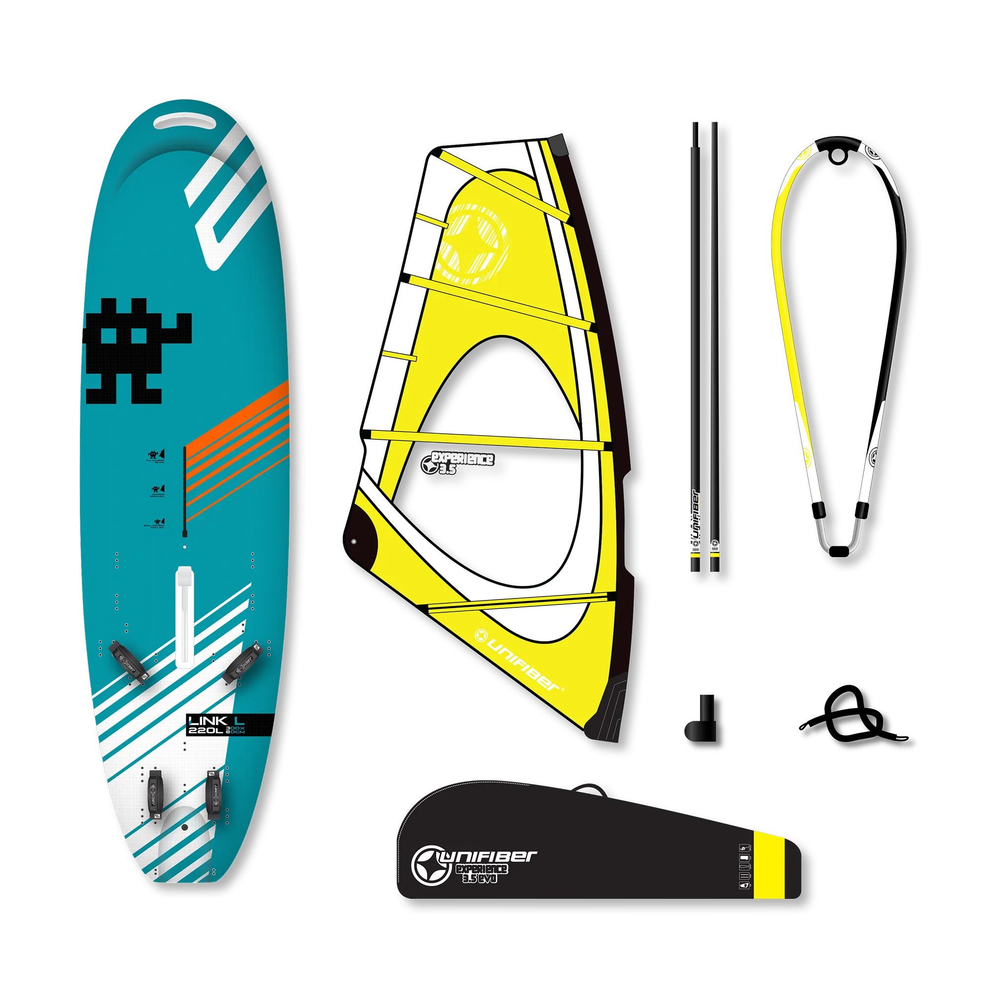 Exocet Link V4 USA Graphics AST L & Unifiber Experience EVO Dacron Rig 3.5 — 1