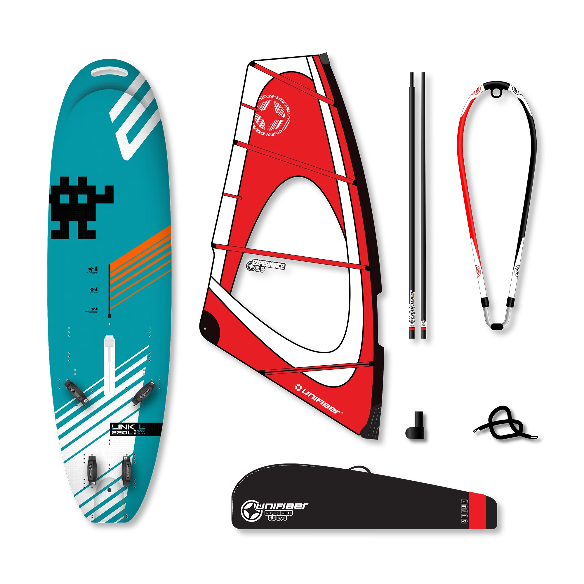 Exocet Link V4 USA Graphics AST L & Unifiber Experience EVO Dacron Rig 5.5 — 1