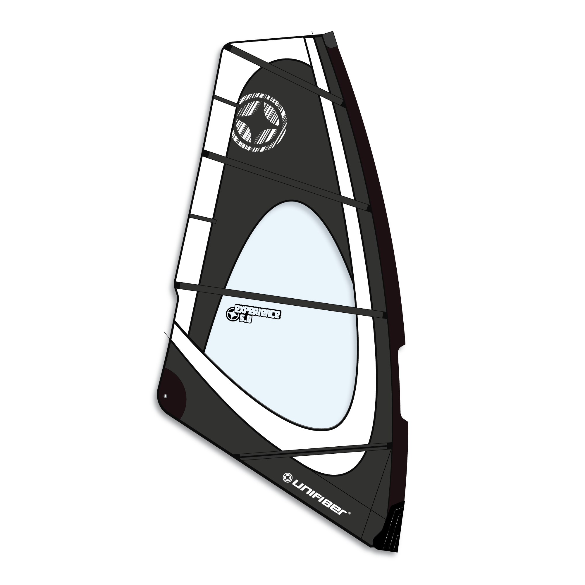 Experience EVO II Dacron Complete Rig 5.0m2 Rig Unifiber