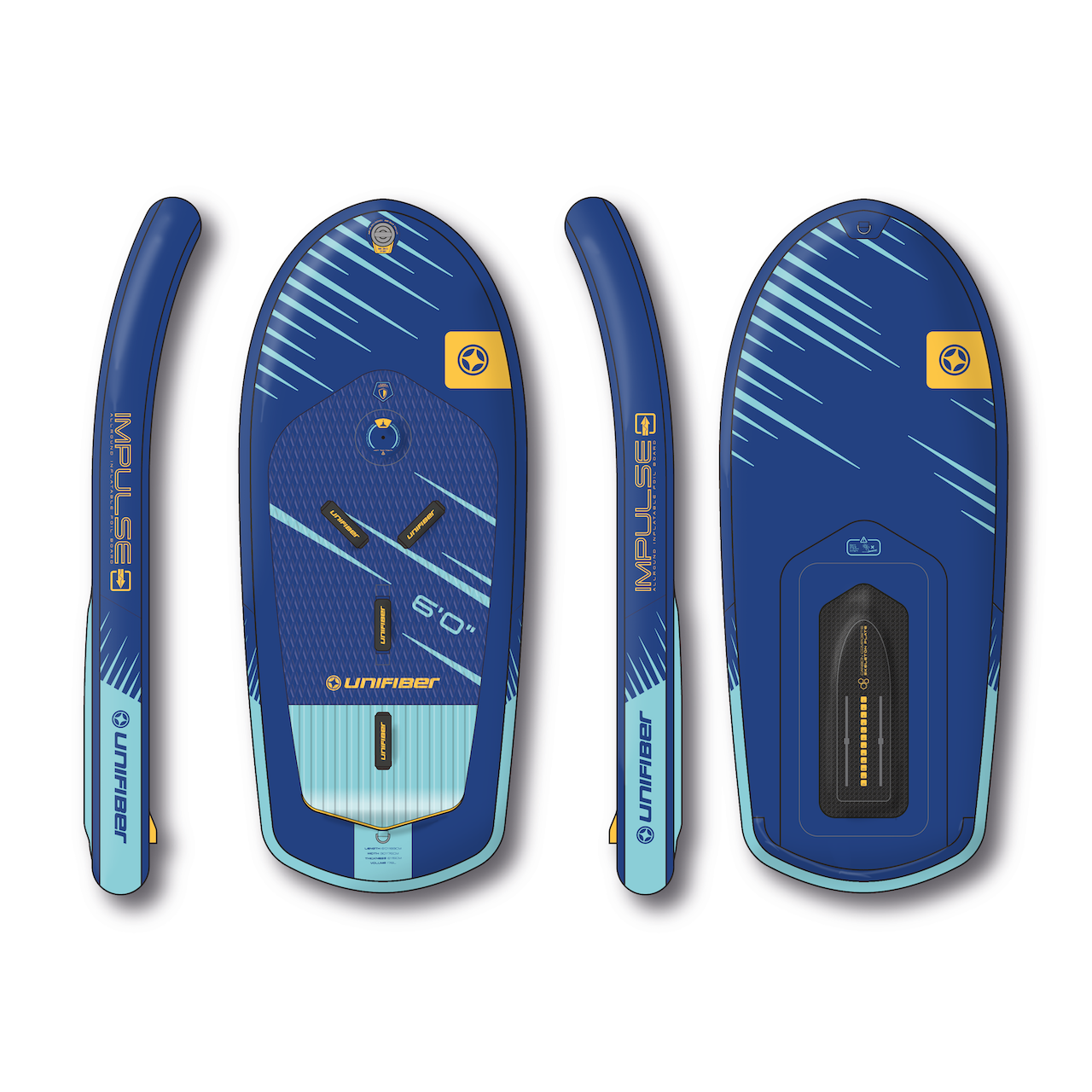 Impulse Allround iWind & Wing Foil 6'0 (FCD) With Leash Wing Board Unifiber