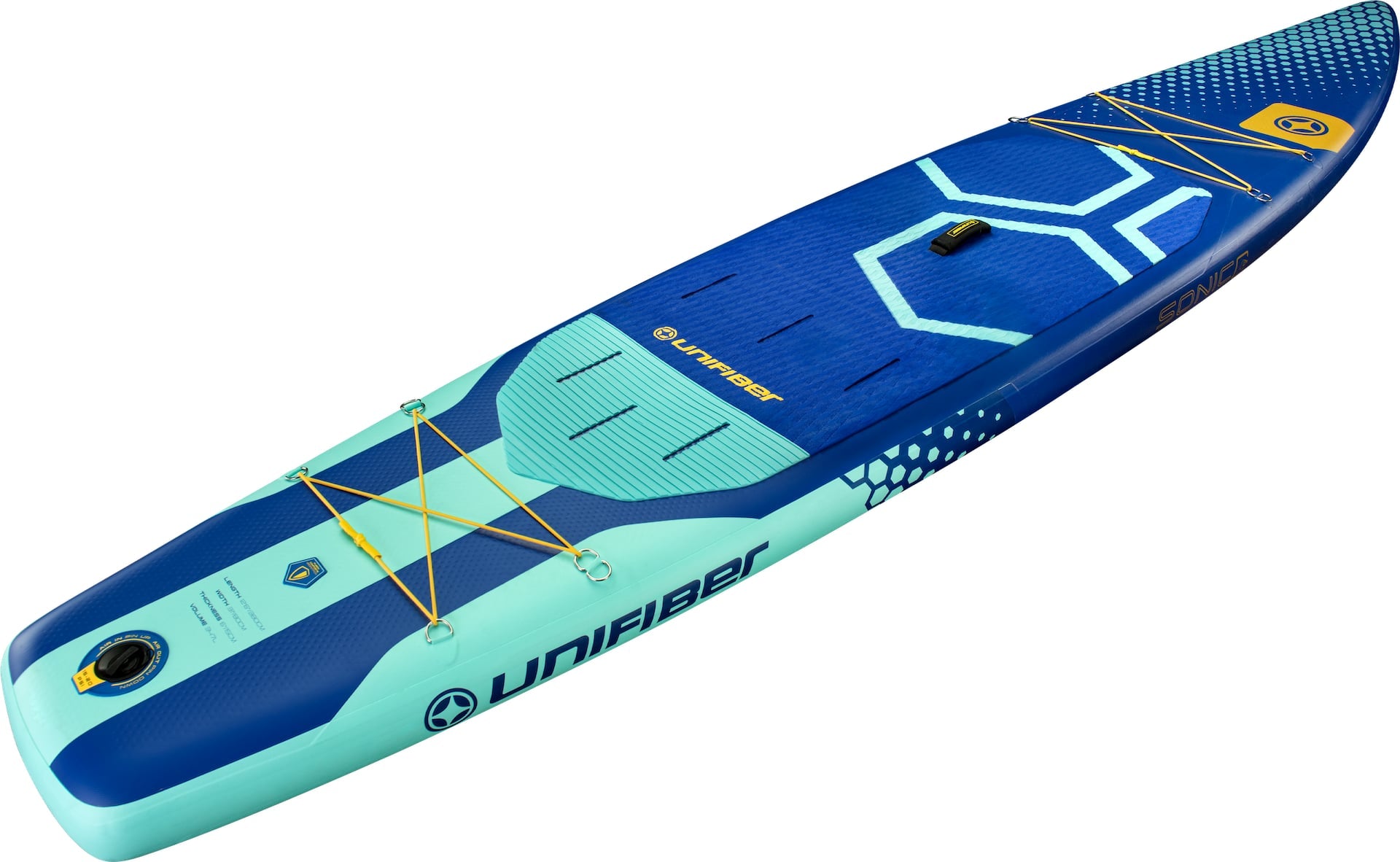Sonic Touring iSup 12'6" FCD incl. Paddle & Leash Inflatable SUP Unifiber