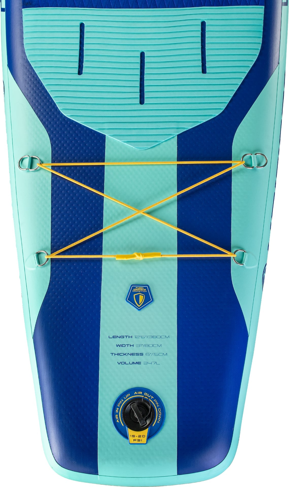 Sonic Touring iSup 12'6" FCD incl. Paddle & Leash Inflatable SUP Unifiber