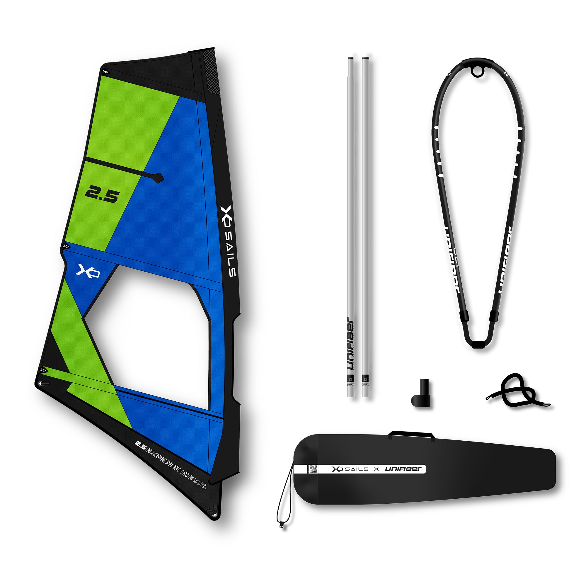 Experience TR Dacron Complete Rig ALU 2.5