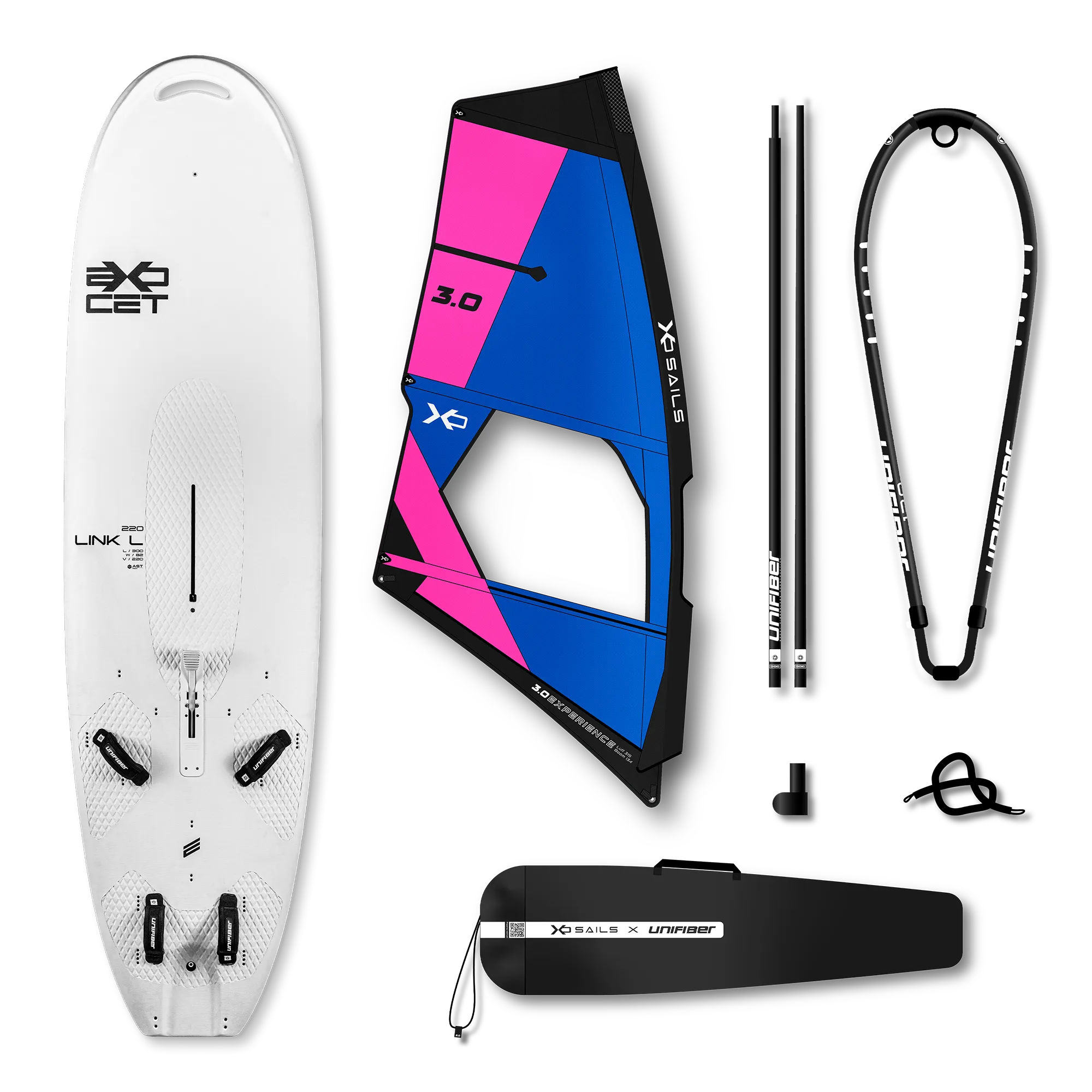 Exocet Link V5 AST M & XO Sails Experience TR Rig EPX 3.0 — 1