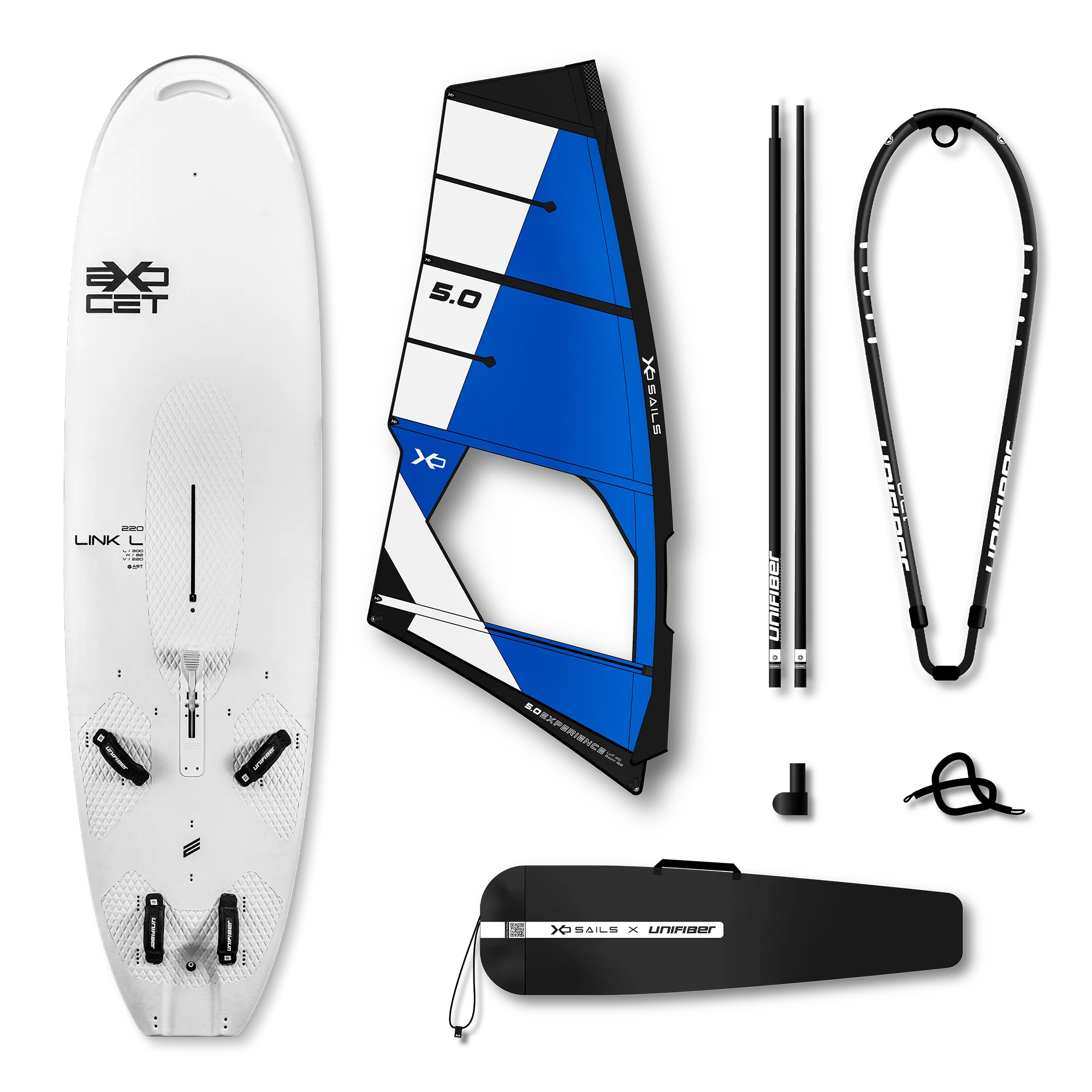 Exocet Link V5 AST M & XO Sails Experience TR Rig EPX 5.0 — 1