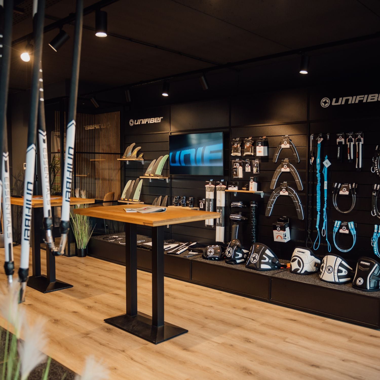 Unifiber Windsurfing Showroom at Equipe Trading HQ 