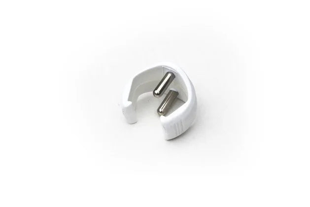 Double Pin Lock (Hard Plastic) - White