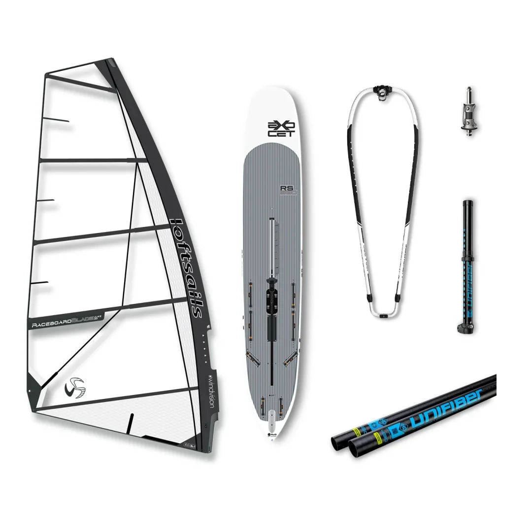 Exocet RS V5 AST 380 & Raceboardblade OD 7.5 Rig — 1