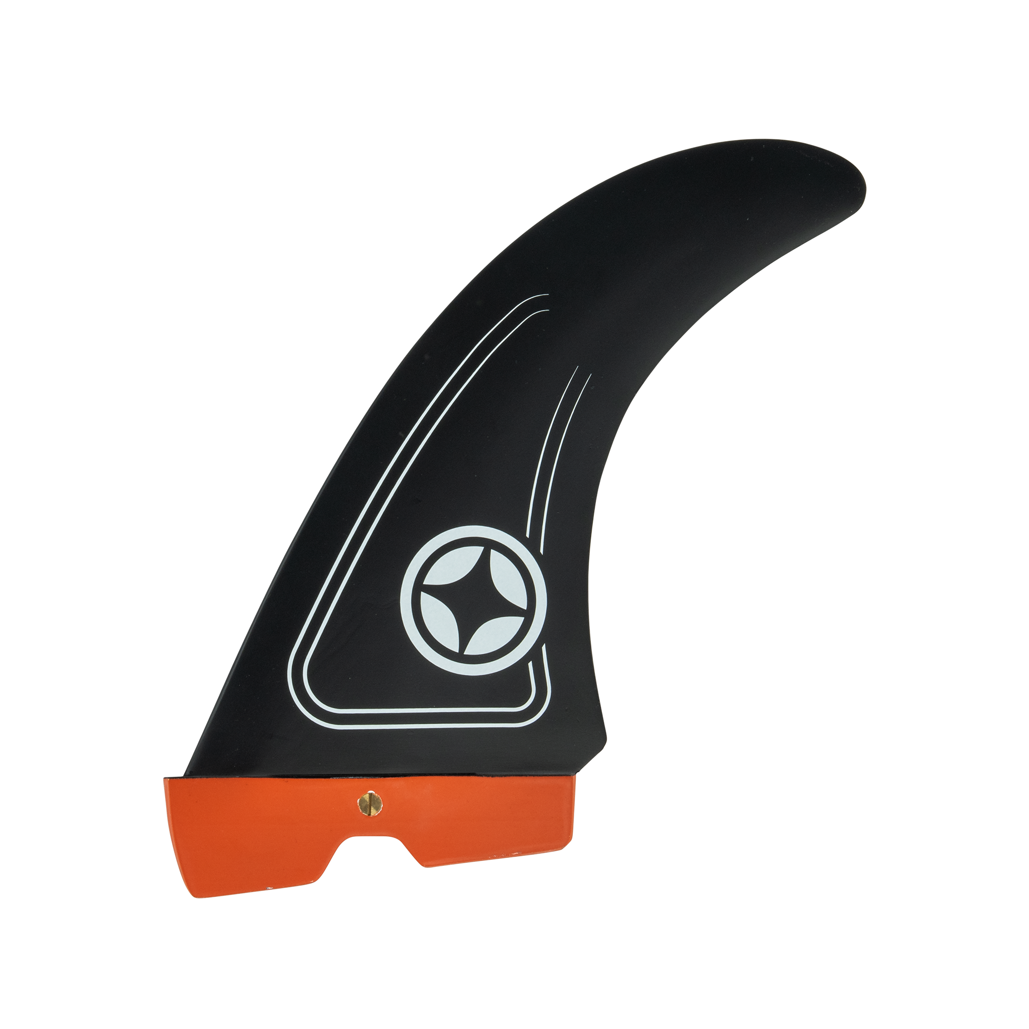 windsurfing wave fin with a power box system