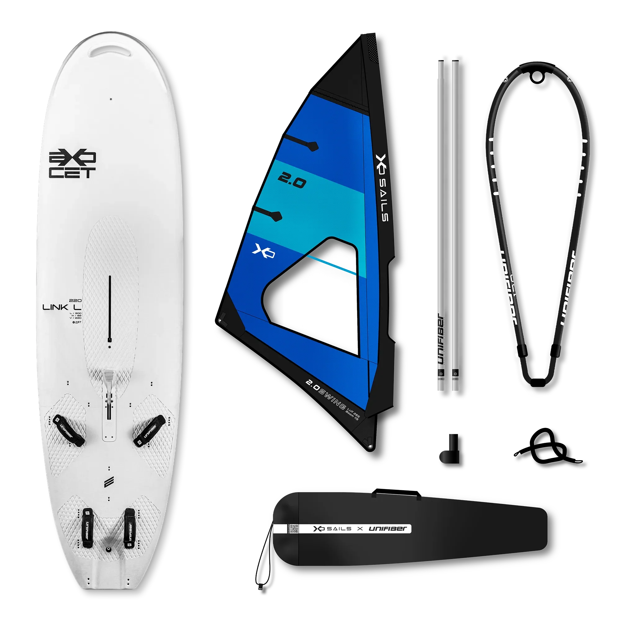 Exocet Link V5 AST L & XO Sails Swing Rig ALU 2.0 — 1