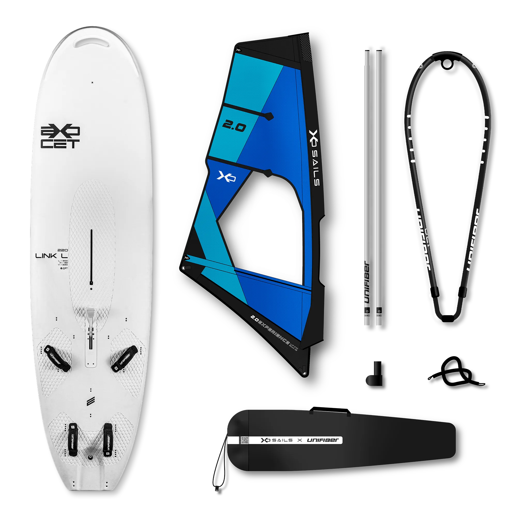 Exocet Link V5 AST L & XO Sails Experience TR Rig ALU 2.0 — 1