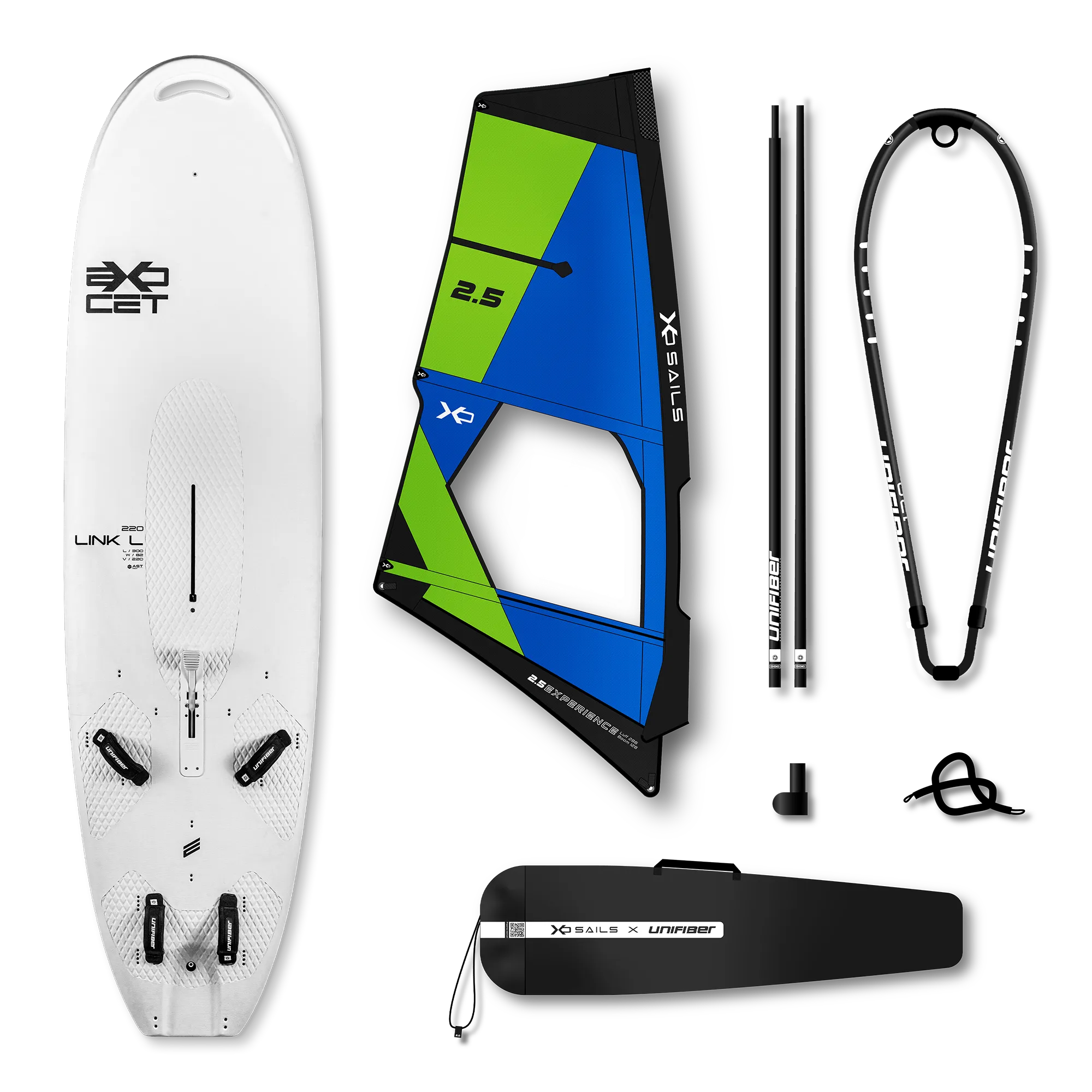 Exocet Link V5 AST L & XO Sails Experience TR Rig EPX 2.5 — 1