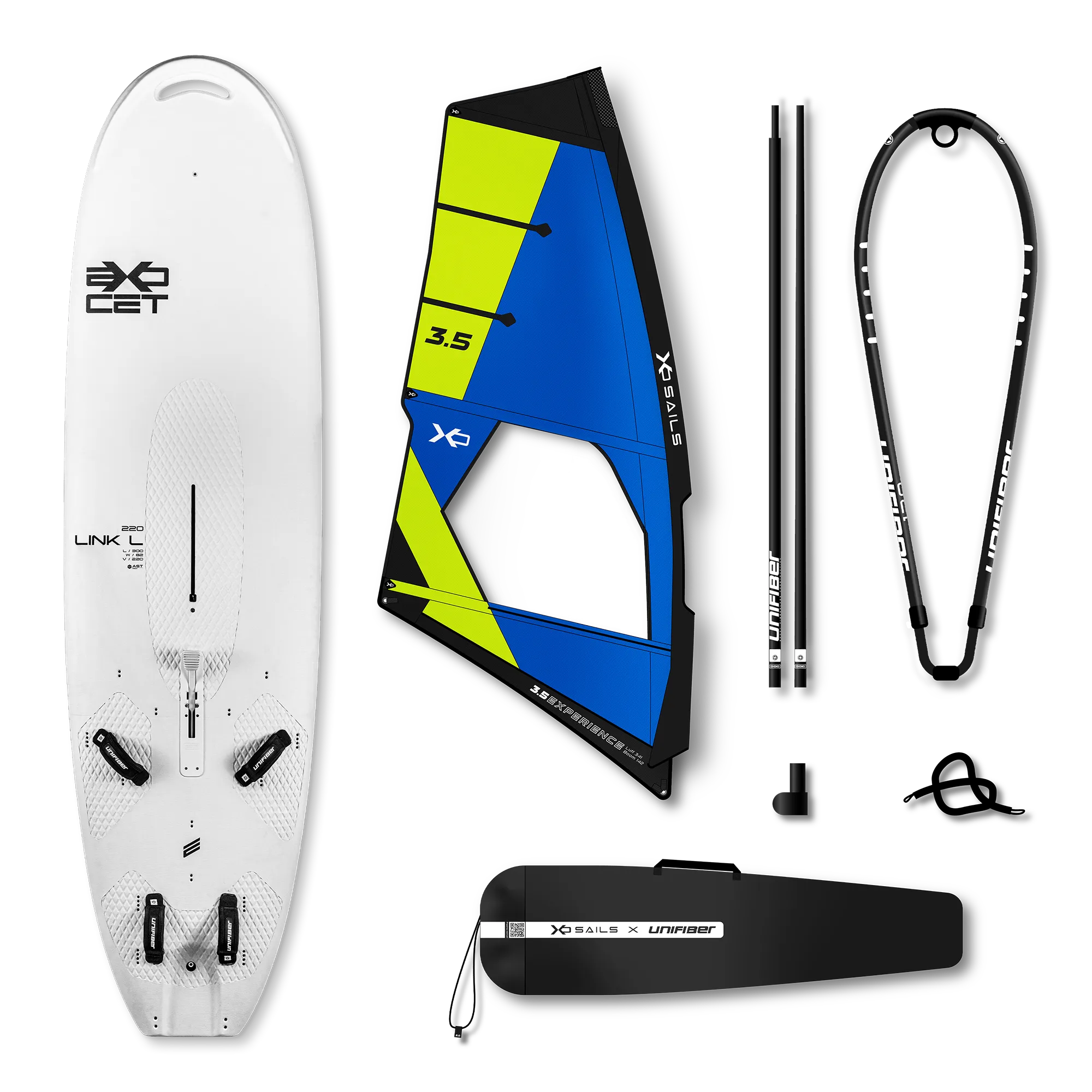 Exocet Link V5 AST L & XO Sails Experience TR Rig EPX 3.5 — 1
