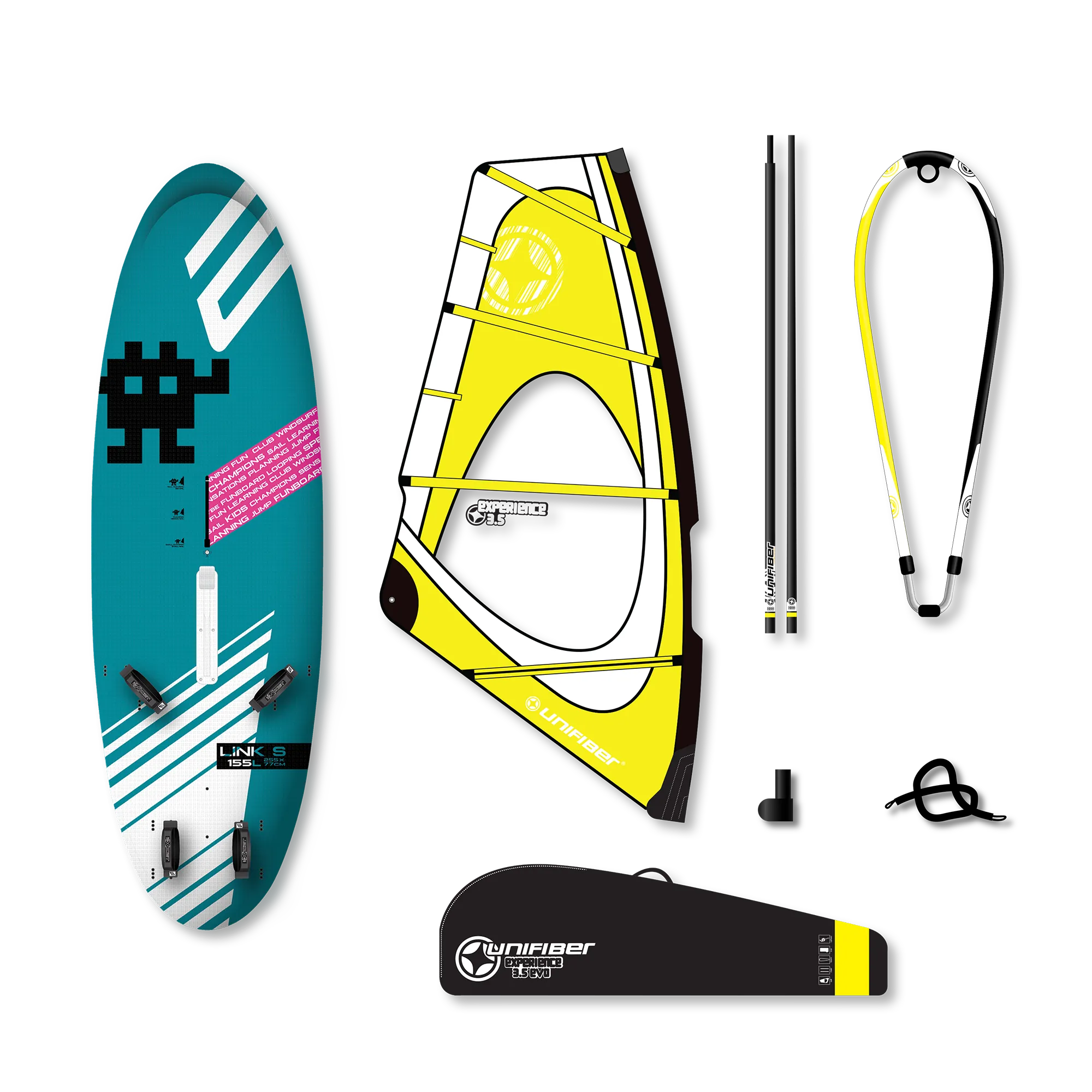 Exocet Link V4 AST S & Unifiber Experience EVO Dacron Rig 3.5 — 1