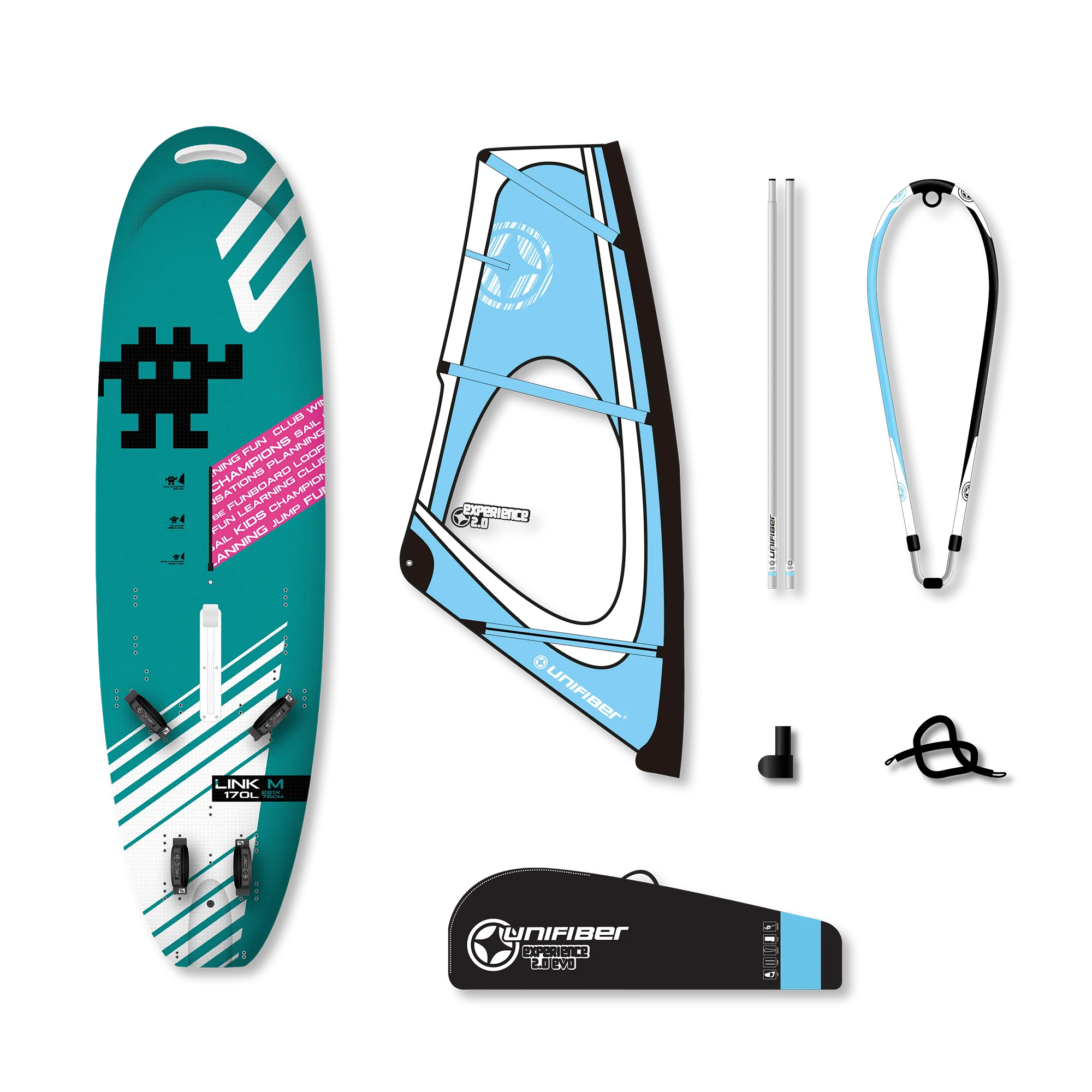 Exocet Link V4 AST M & Unifiber Experience EVO Dacron Rig 2.0 — 1