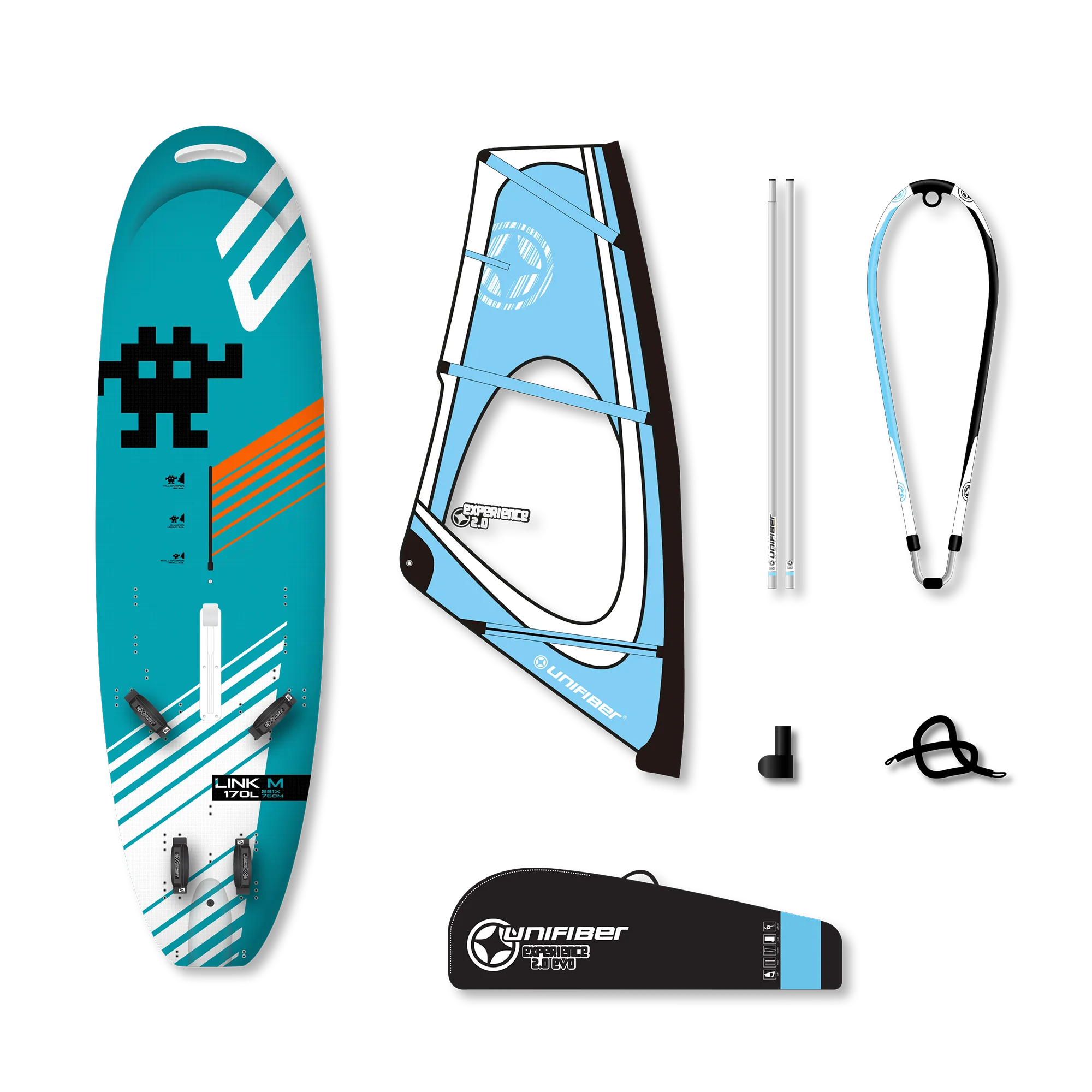 Exocet Link V4 USA Graphics AST M & Unifiber Experience EVO Dacron Rig 2.0 — 1