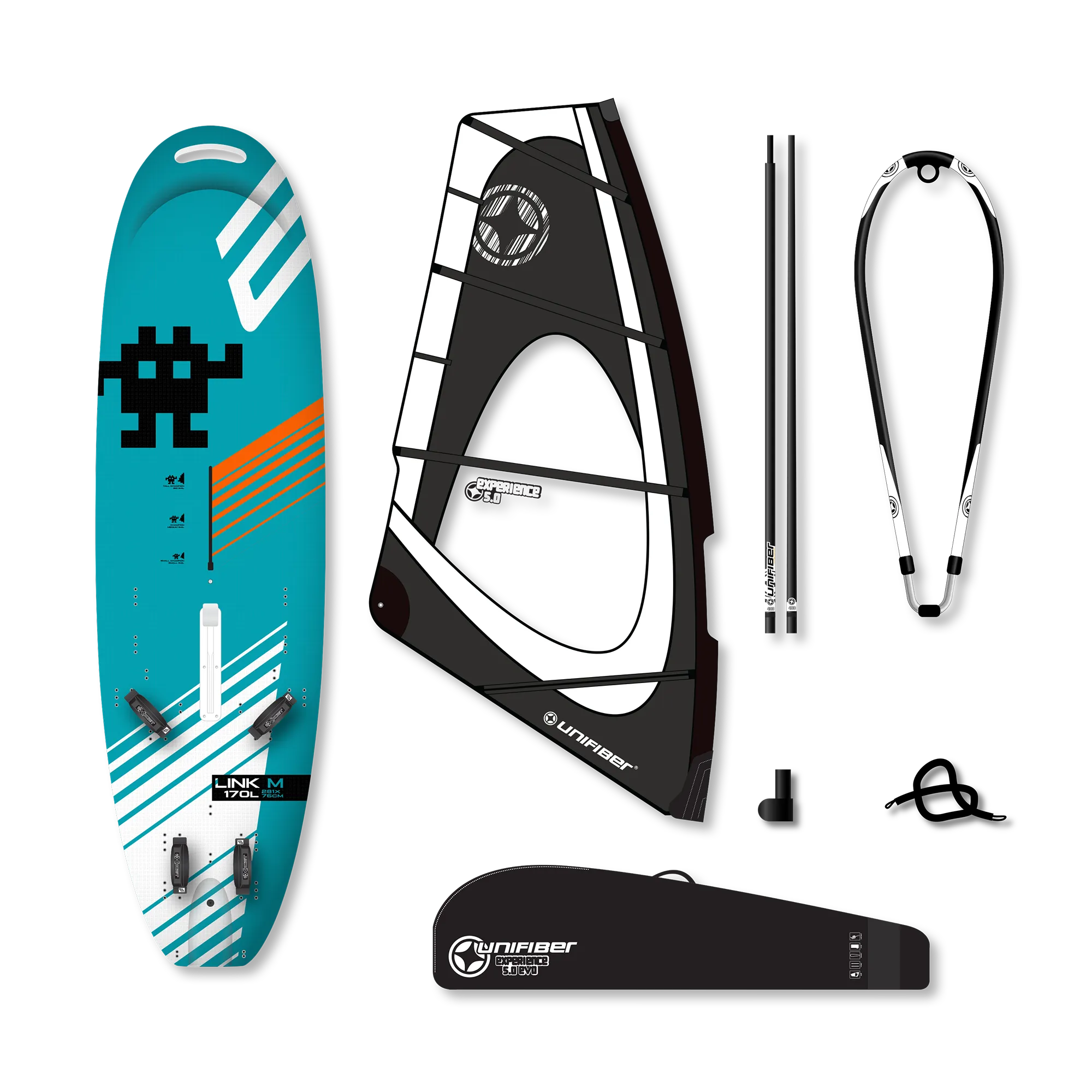 Exocet Link V4 USA Graphics AST M & Unifiber Experience EVO Dacron Rig 5.0 — 1