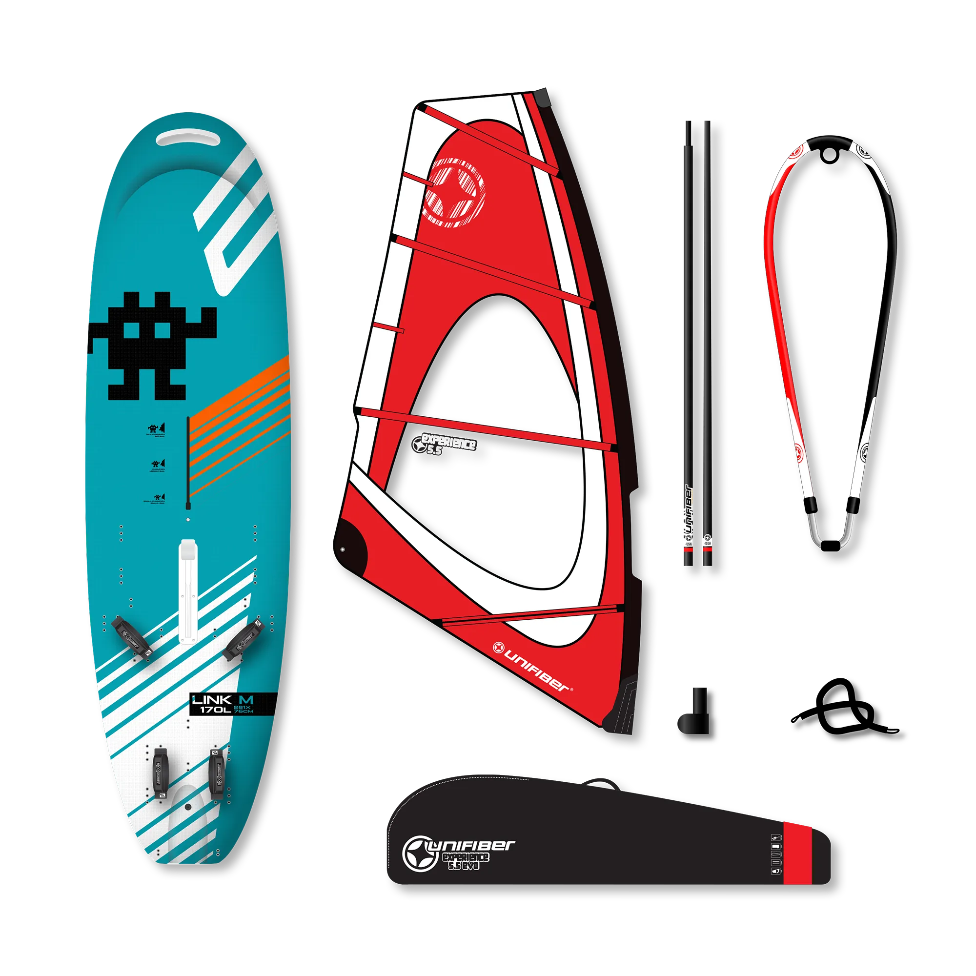 Exocet Link V4 USA Graphics AST M & Unifiber Experience EVO Dacron Rig 5.5 — 1