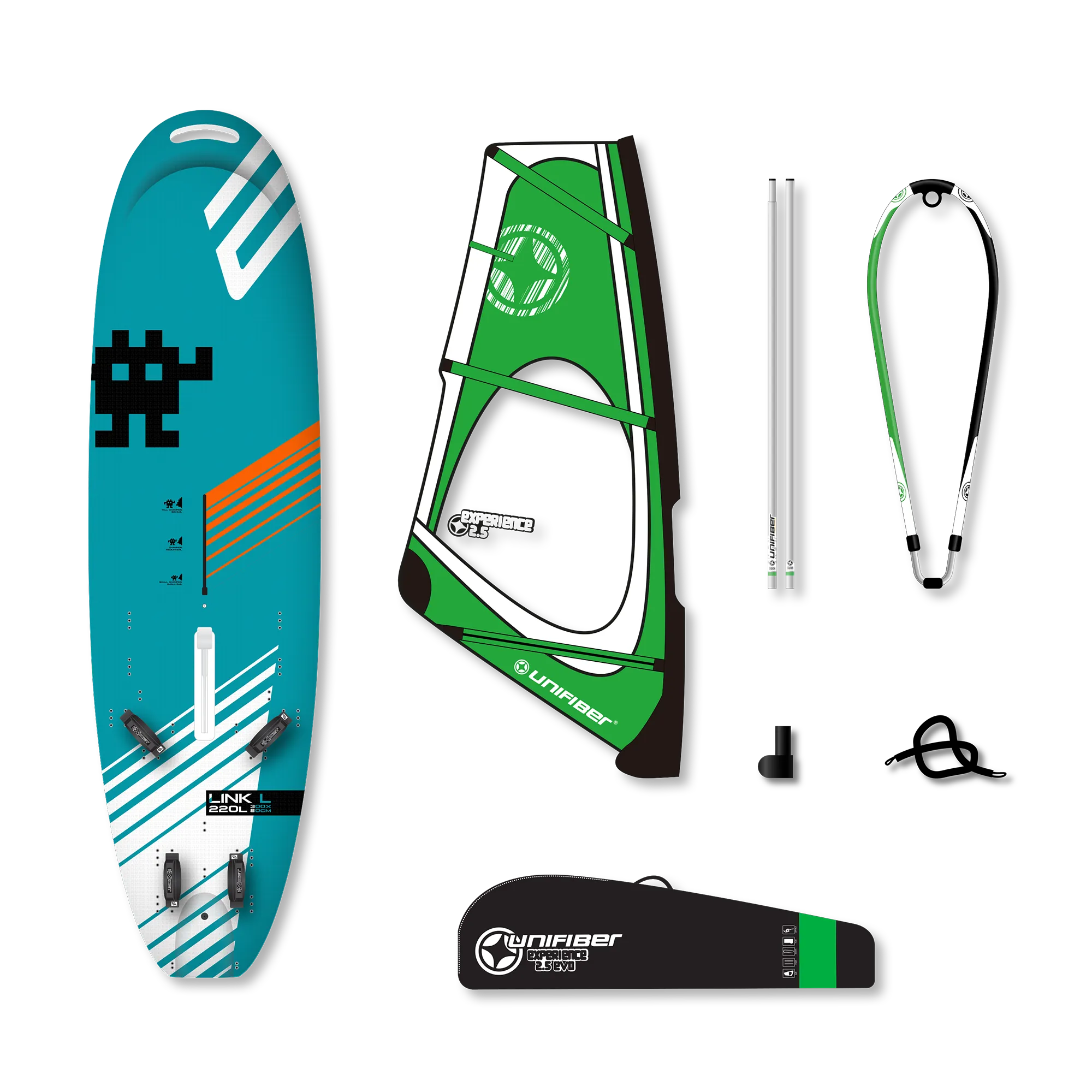 Exocet Link V4 USA Graphics AST L & Unifiber Experience EVO Dacron Rig 2.5 — 1