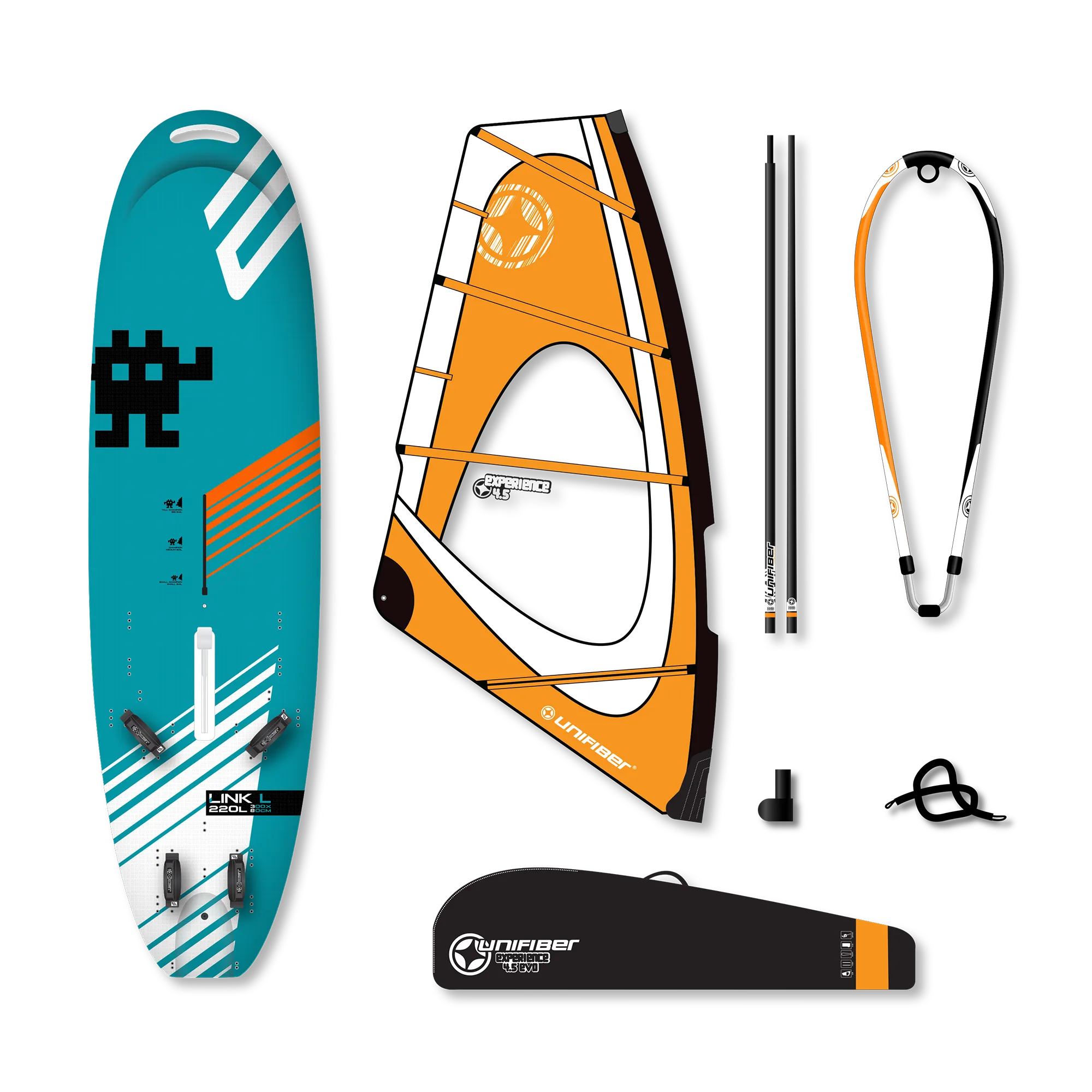 Exocet Link V4 USA Graphics AST L & Unifiber Experience EVO Dacron Rig 4.5 — 1