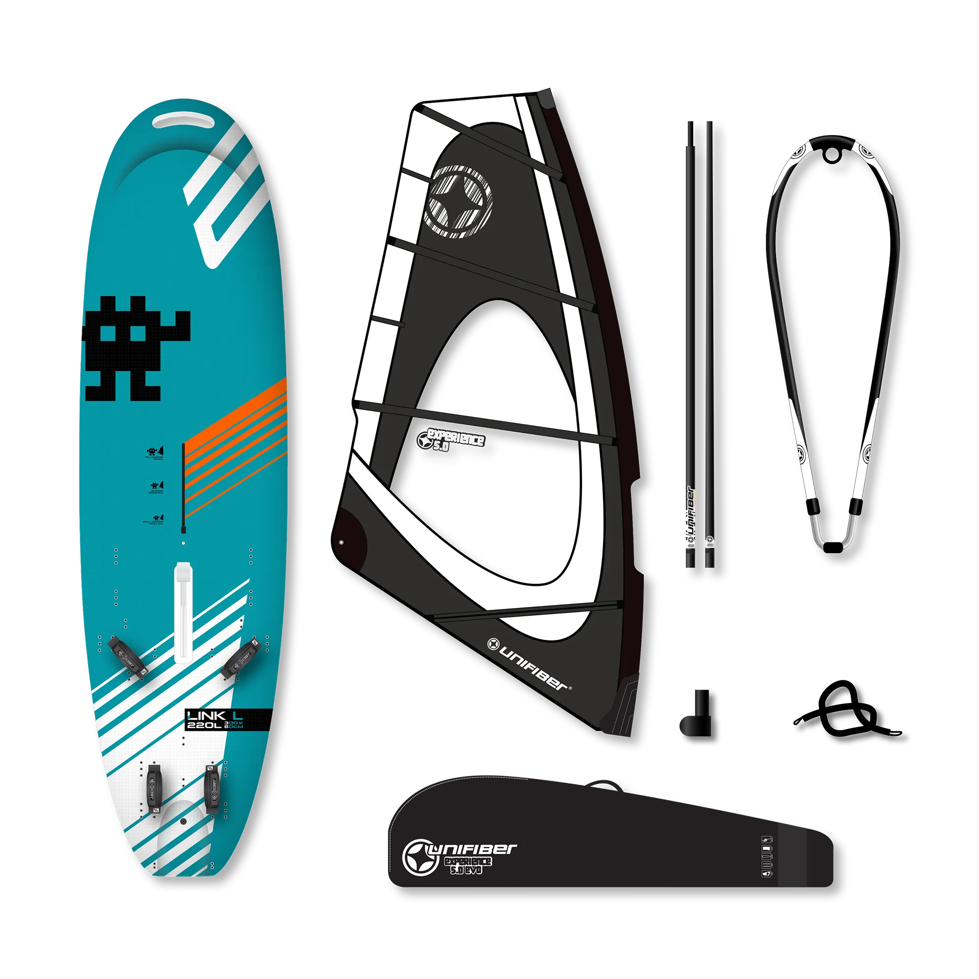 Exocet Link V4 USA Graphics AST L & Unifiber Experience EVO Dacron Rig 5.0 — 1