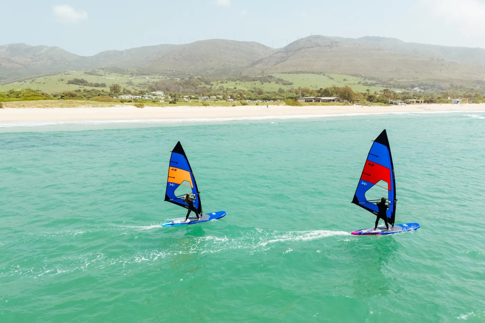 Exocet Zypher HP & XO Sails Swing Rig EPX Compact 4.5 — 5